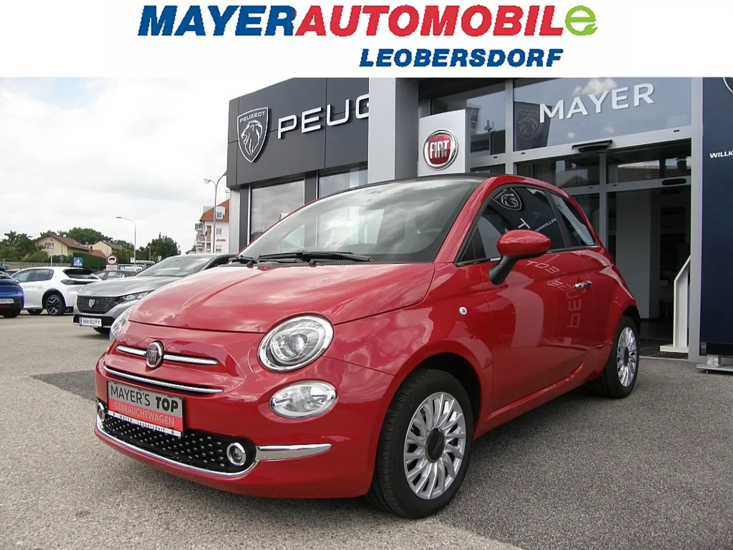 Fiat 500C FireFly Hybrid 70 Dolcevita Rot - 1