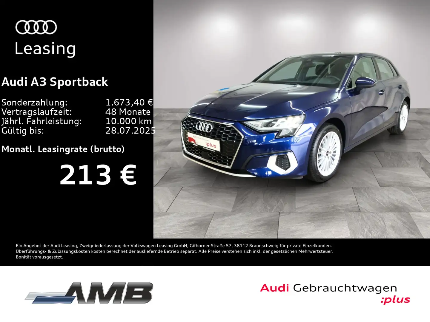 Audi A3 Advanced 35 TFSI LED/Sitzhzg/05.29G Blau - 1