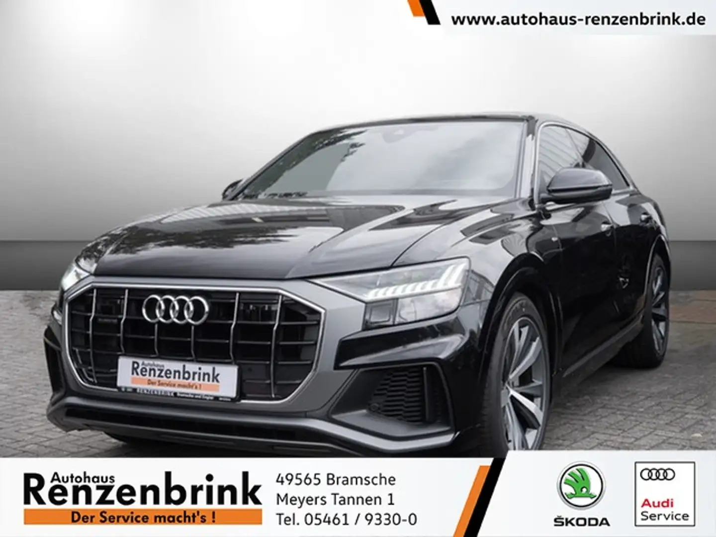 Audi Q8 50 TDI quattro S line selection LUFTF.+B&O+RFK+... Schwarz - 1