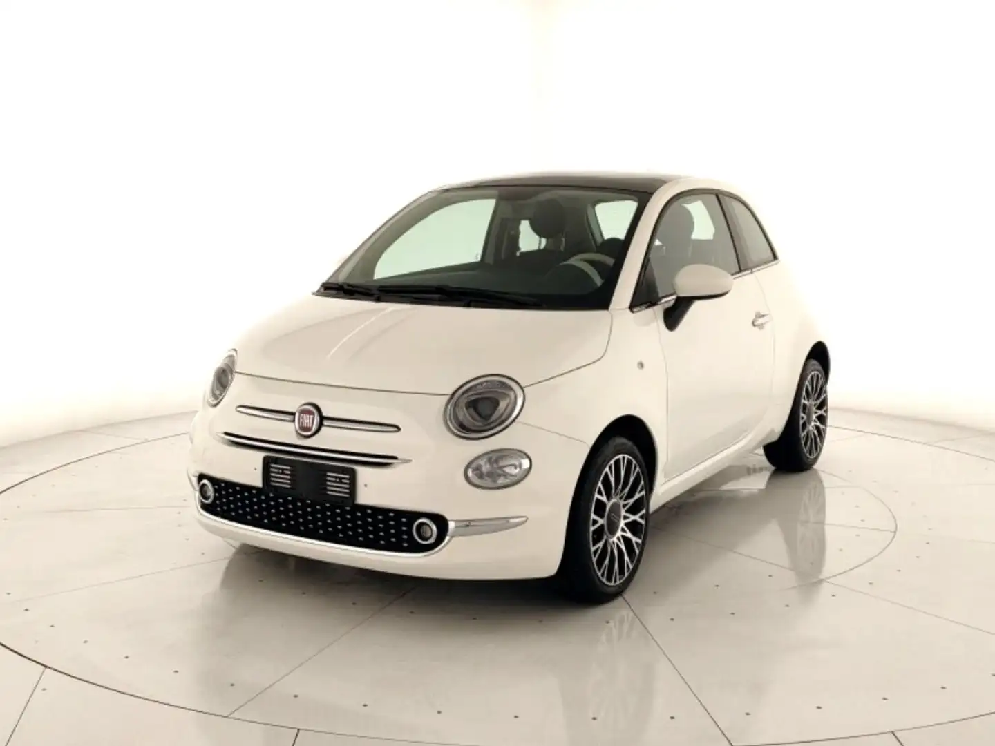 Fiat 500 1.0 hybrid 70cv Weiß - 1
