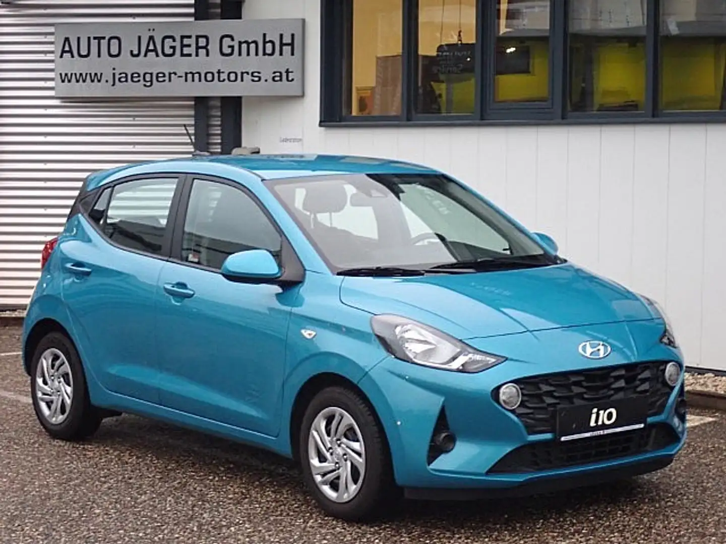 Hyundai i10 Parkhilfe Klimaanlage Multifunktions-Lederlenkrad Blu/Azzurro - 1