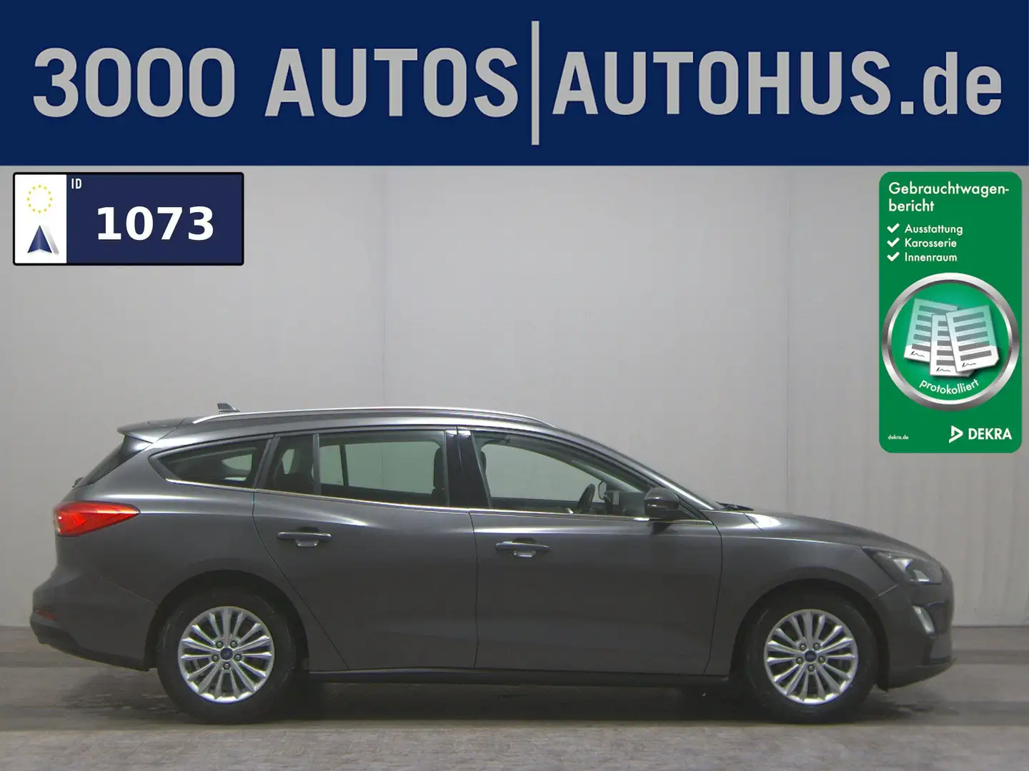 Ford Focus Turnier 1.5 EB Titanium Navi LED ACC PDC Gris - 1