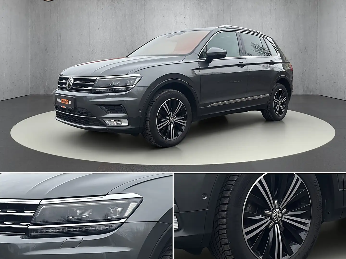 Volkswagen Tiguan 2,0 TDI SCR 4Motion Highline DSG Grau - 2