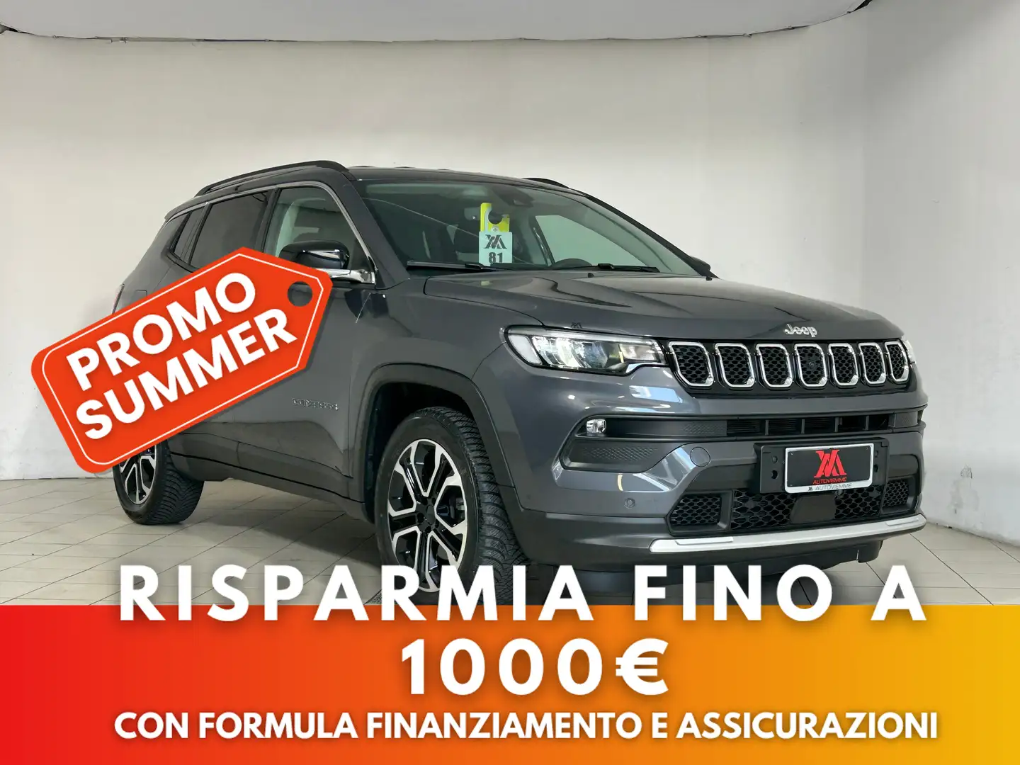 Jeep Compass Limited 150 cv + retrocamera Grigio - 1