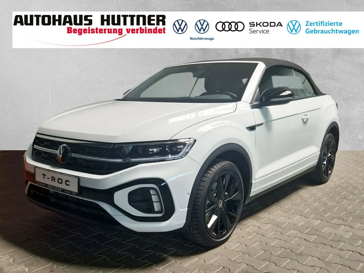Volkswagen T-Roc Cabriolet R-LINE 1.5 TSI DSG NAV AHK LED ACC Weiß - 1