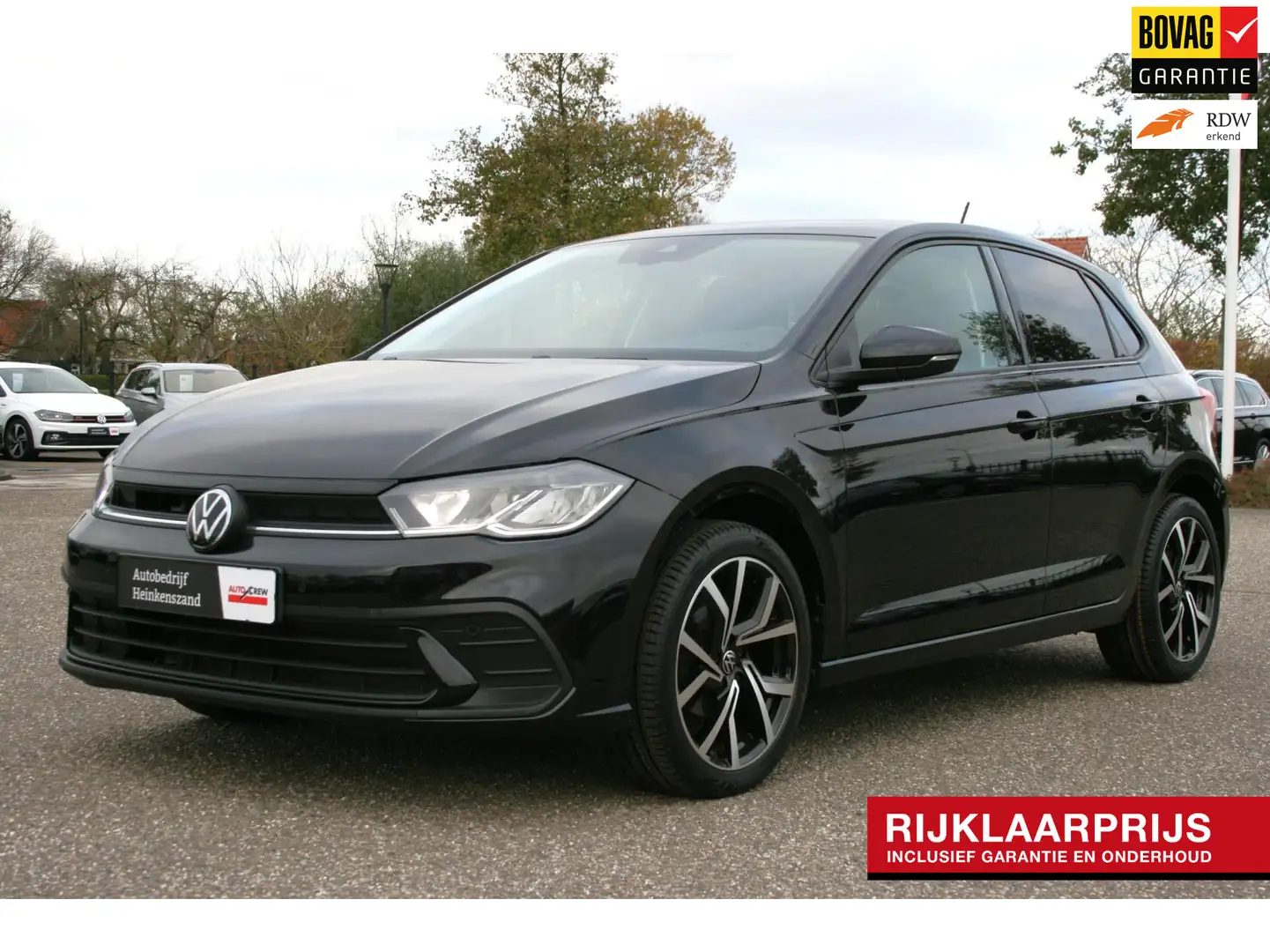 Volkswagen Polo 1.0 TSI Life Business Zwart - 1