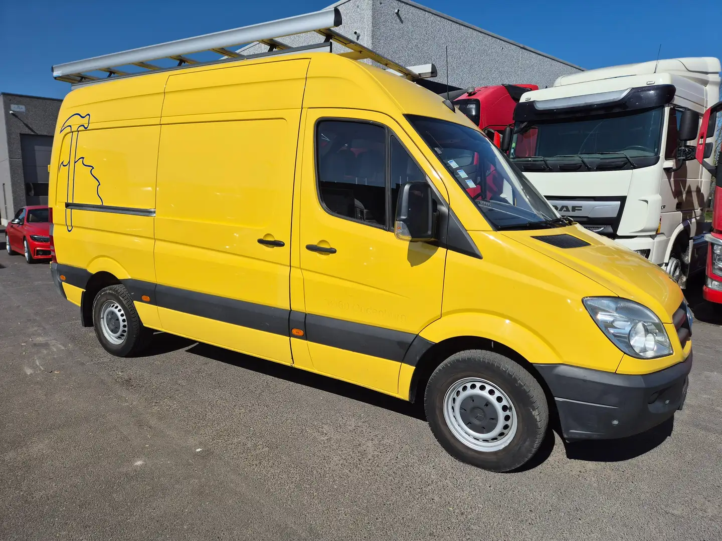 Mercedes-Benz Sprinter 319CDI V6 - ER, CV, TREKHAAK, DAKIMPERIAAL, Amarillo - 1