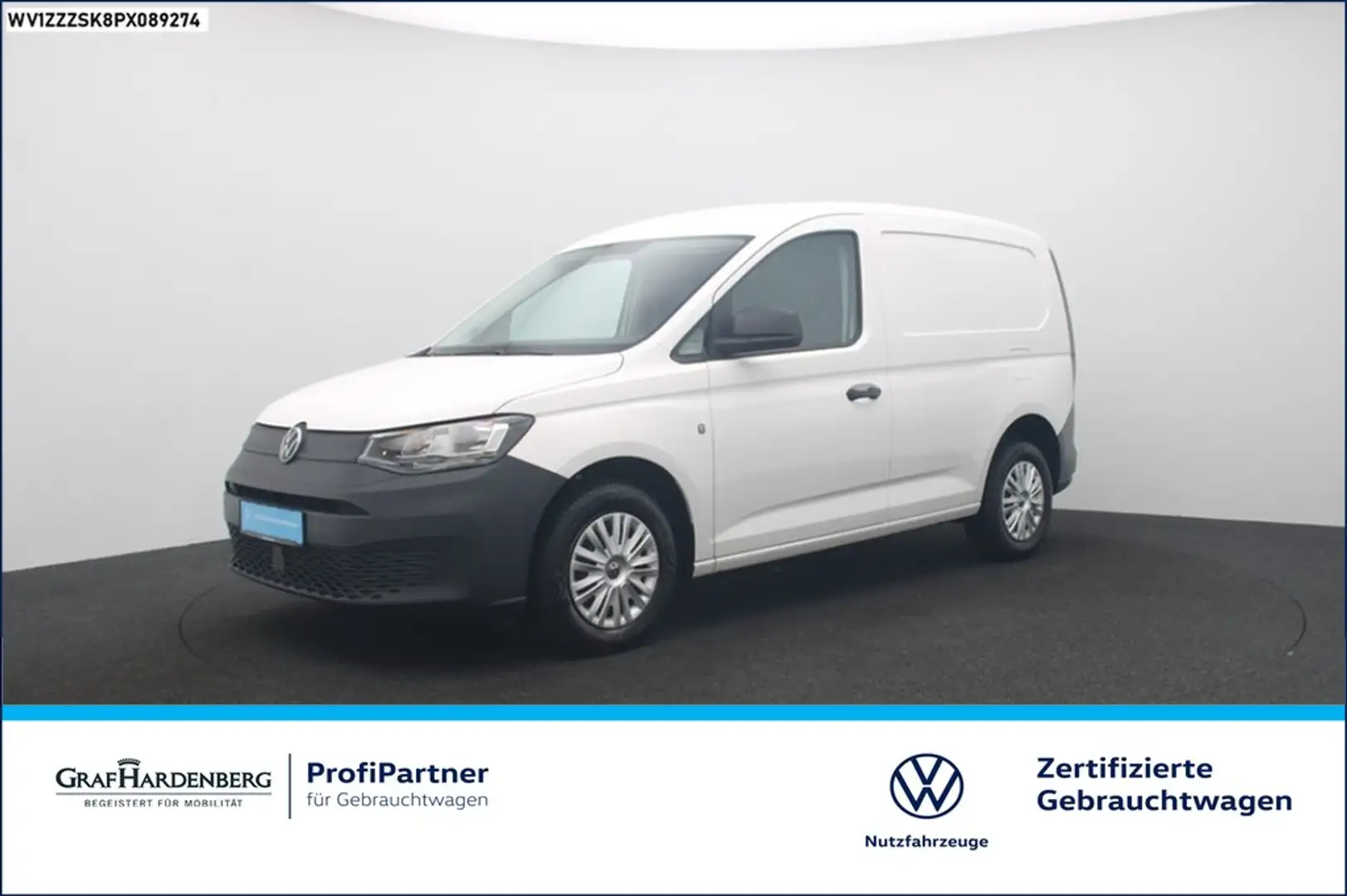 Volkswagen Caddy Cargo 2.0 TDI Navi Einparkhilfe Weiß - 1