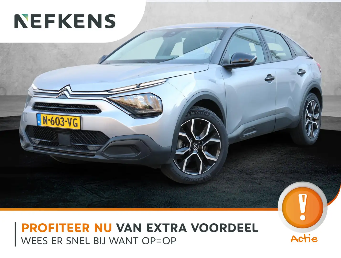 Citroen C4 1.2 100PK Live | AppleCarplay/Android Auto | Licht Grijs - 1