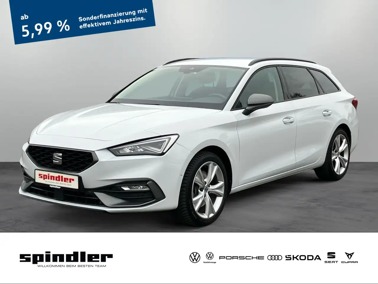 SEAT Leon Sportstourer FR 2.0TDI DSG / Navi, LED, RFK
