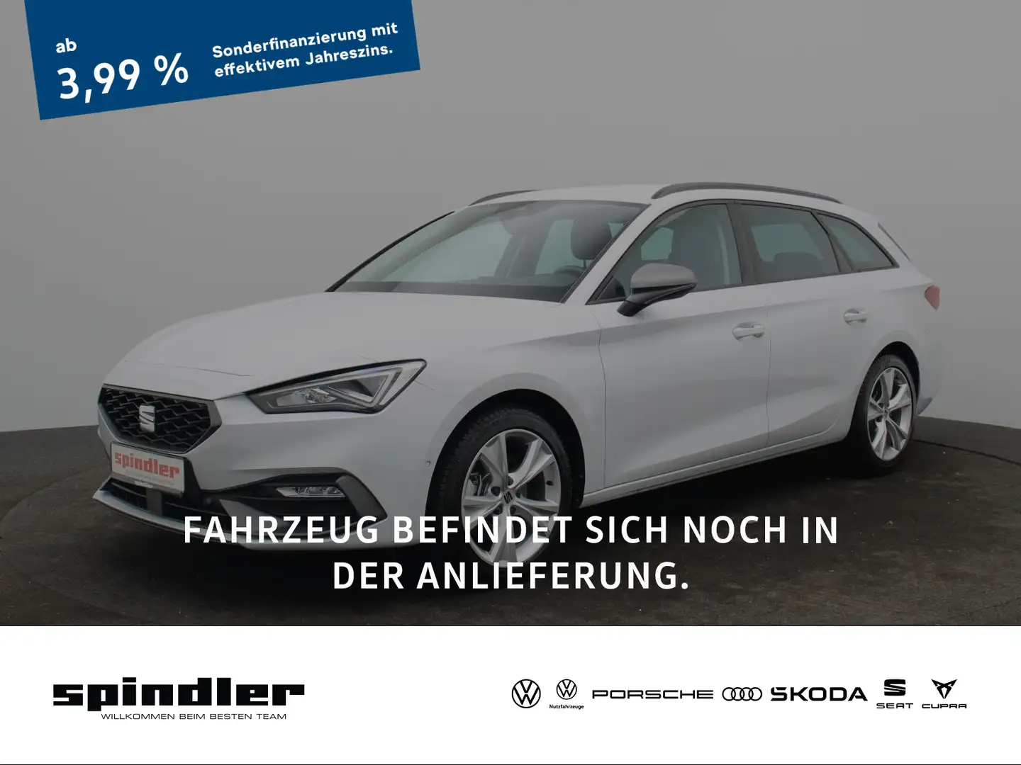 SEAT Leon Sportstourer FR 2.0TDI DSG / Navi, LED, RFK Weiß - 1