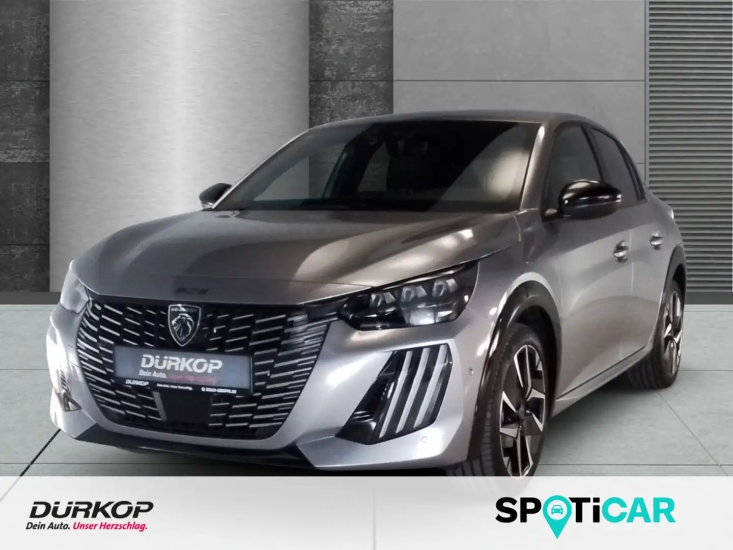 Peugeot 208 1.2 PureTech 100 GT 360 Grad Kamera LED Tempomat Grau - 1