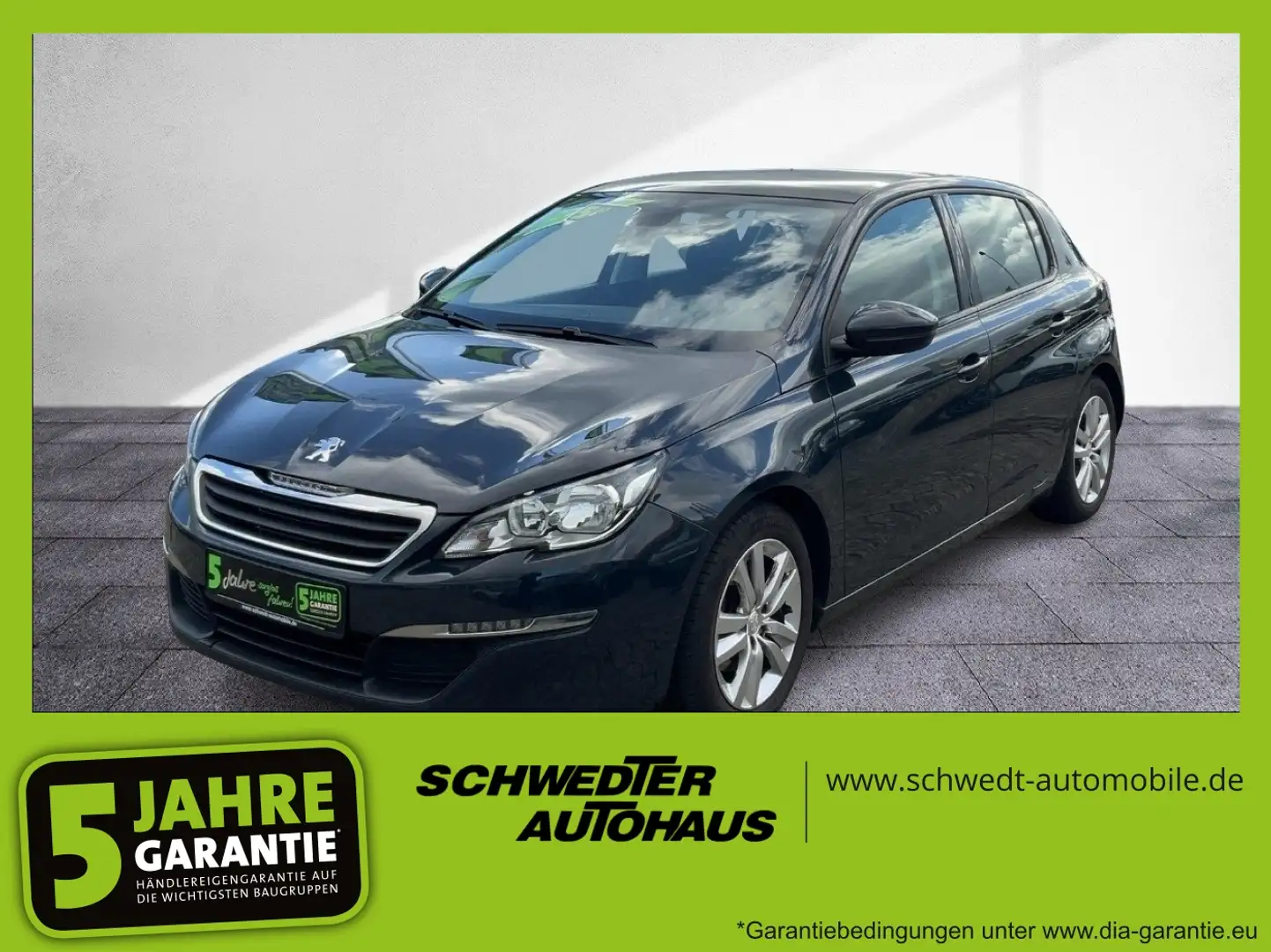 Peugeot 308 1.6 BlueHDi 120 FAP Active Pano+SD+2xKlima Gris - 1