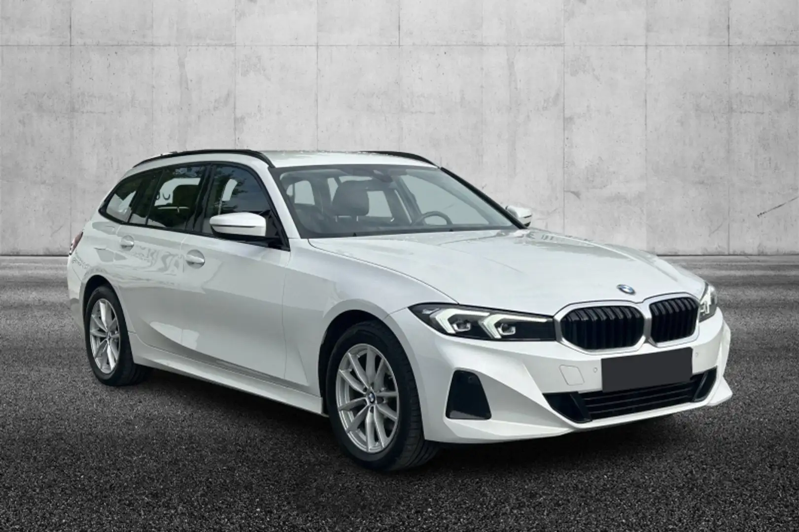 BMW 320 d 48V Touring Msport Bianco - 2