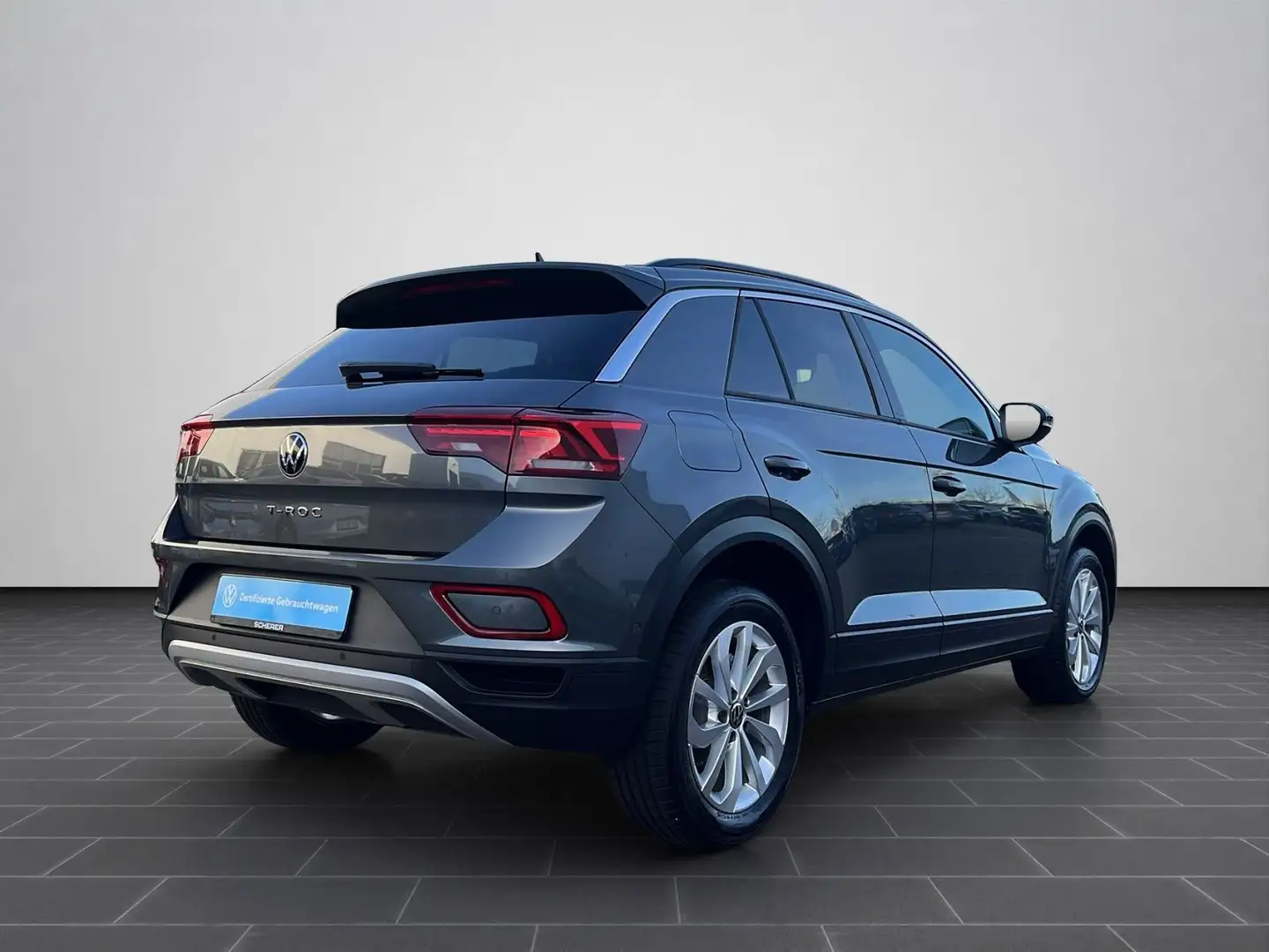 Volkswagen T-Roc T-ROC 1,5 TSI DSG RFK/App Connect/LED/Sitzheizu Grau - 2