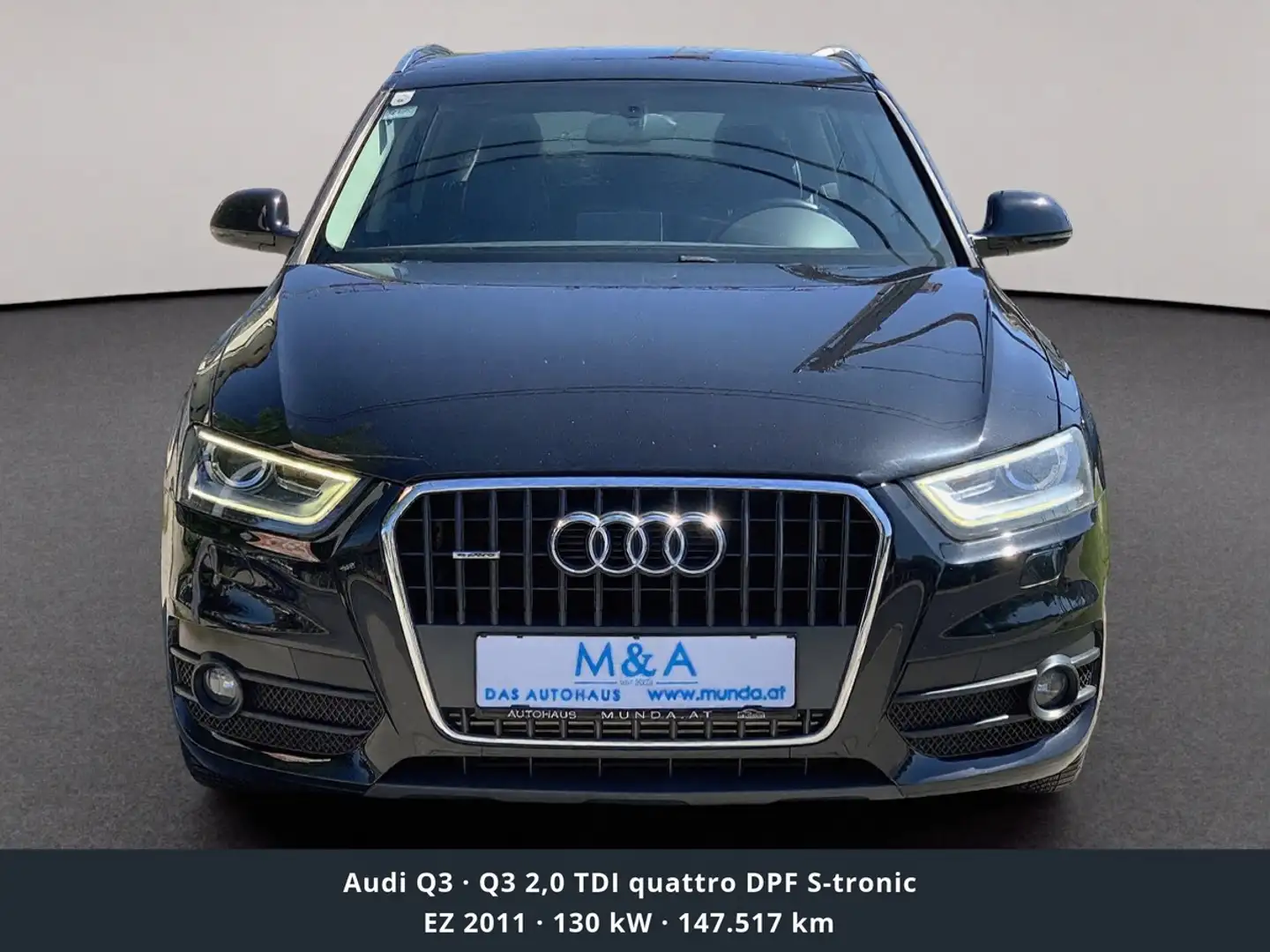 Audi Q3 Q3 2,0 TDI quattro DPF S-tronic Schwarz - 2