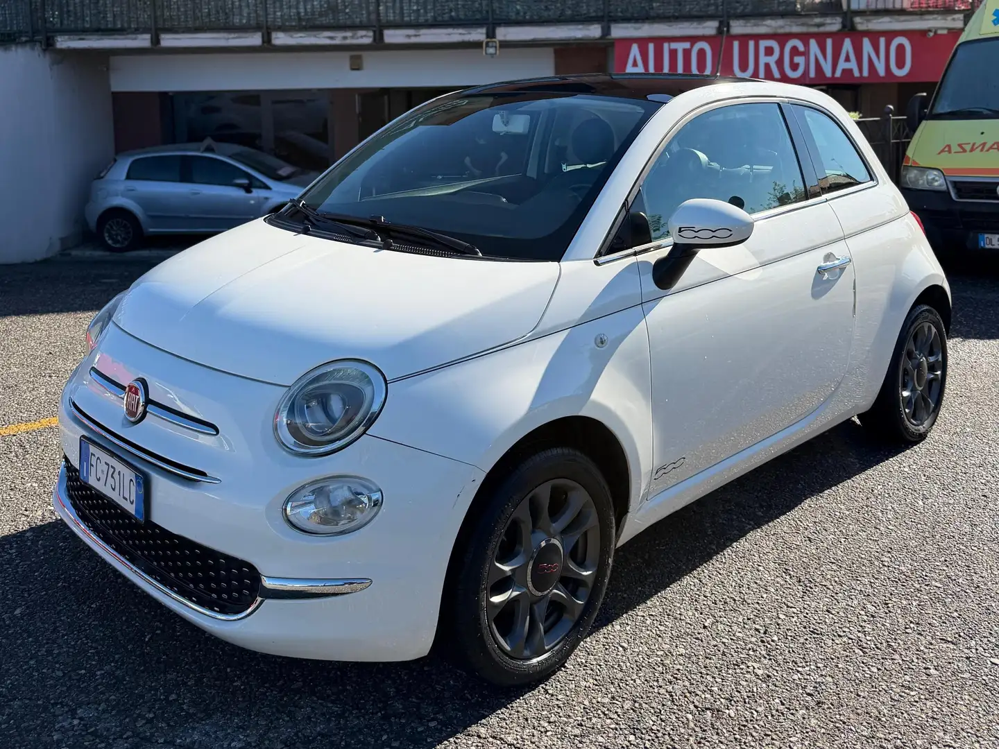 Fiat 500 500 III 2015 1.2 Lounge 69cv FRIZIONE NUOVA 69cv Blanc - 1