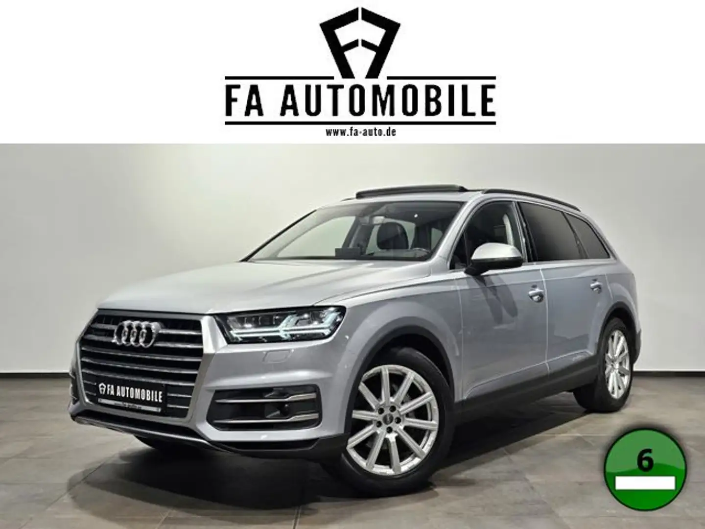Audi Q7 TDI Pano Virtual Matrix Nachts.Massage Hud 20 Срібний - 1