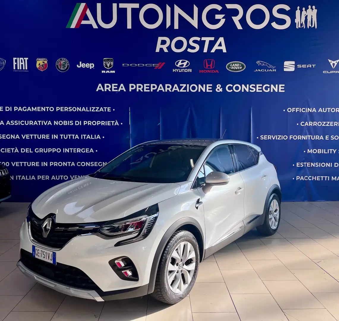 Renault Captur 1.0 tce Intens 90cv my21 mt6 USATO GARANTITO Білий - 1