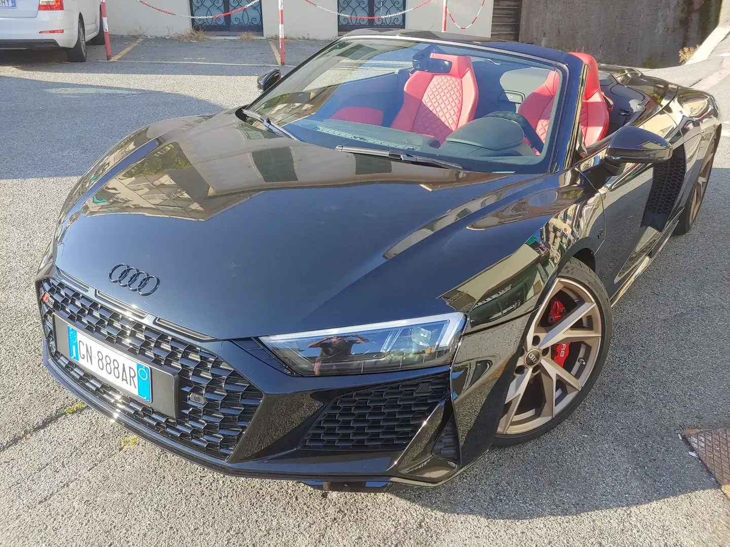 Audi R8 R8 II 2016 Spyder 5.2 V10 performance rwd s tronic Zwart - 1