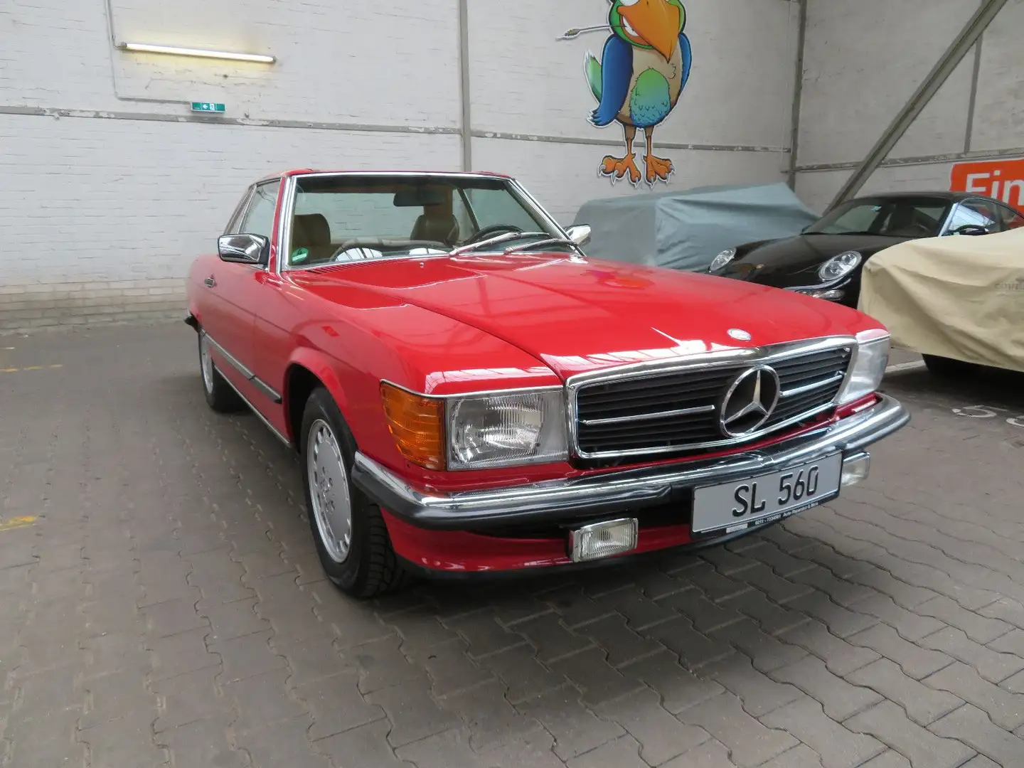 Mercedes-Benz SL 560 Roşu - 2