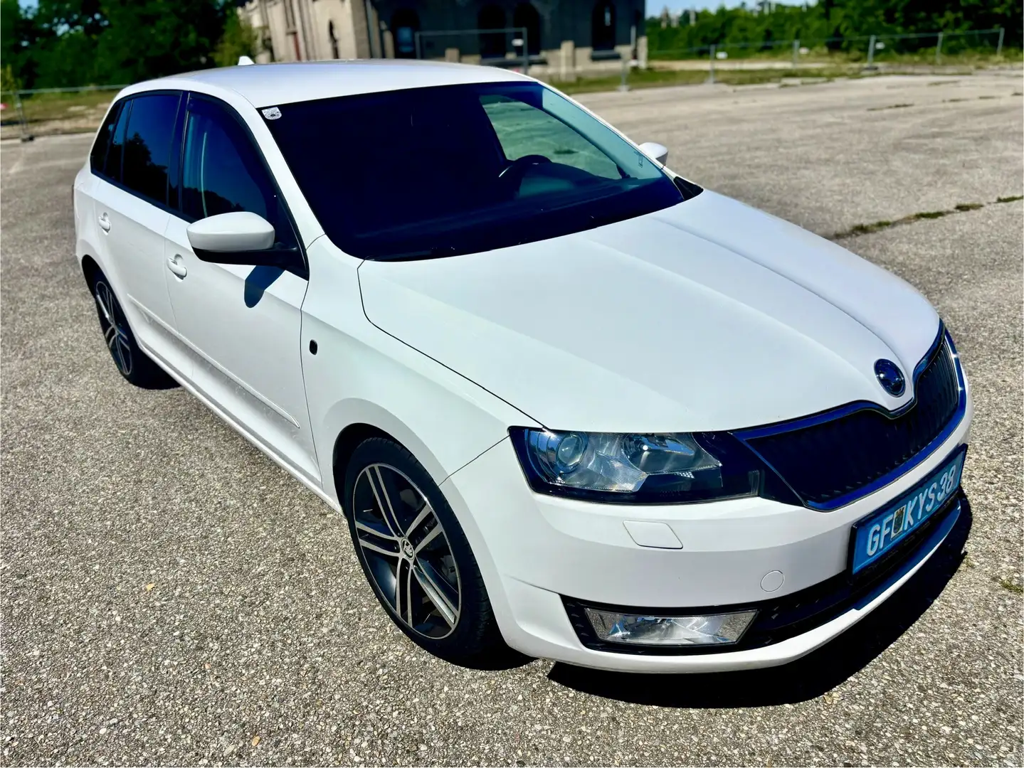 Skoda Rapid/Spaceback Rapid Spaceback 1,4 TSI Elegance Green tec DSG Blanc - 2