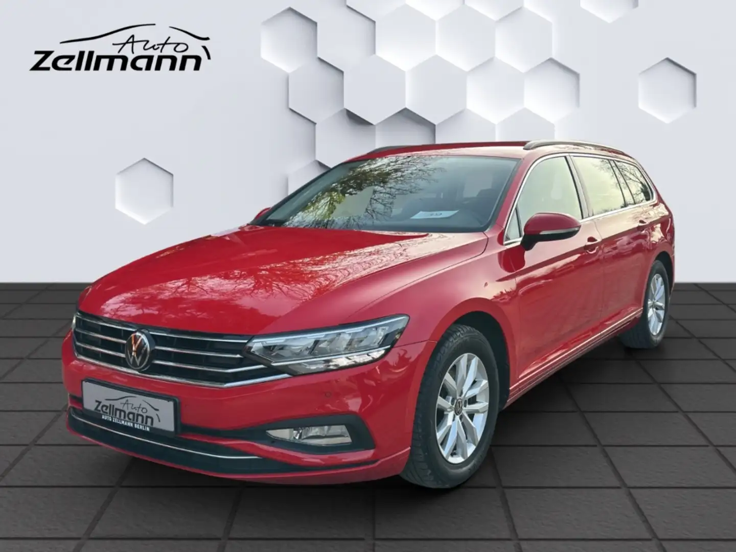 Volkswagen Passat Variant Business 2.0TDI 90kW 7-Gang DSG LED,PDC,ACC,Rückfa Rot - 1