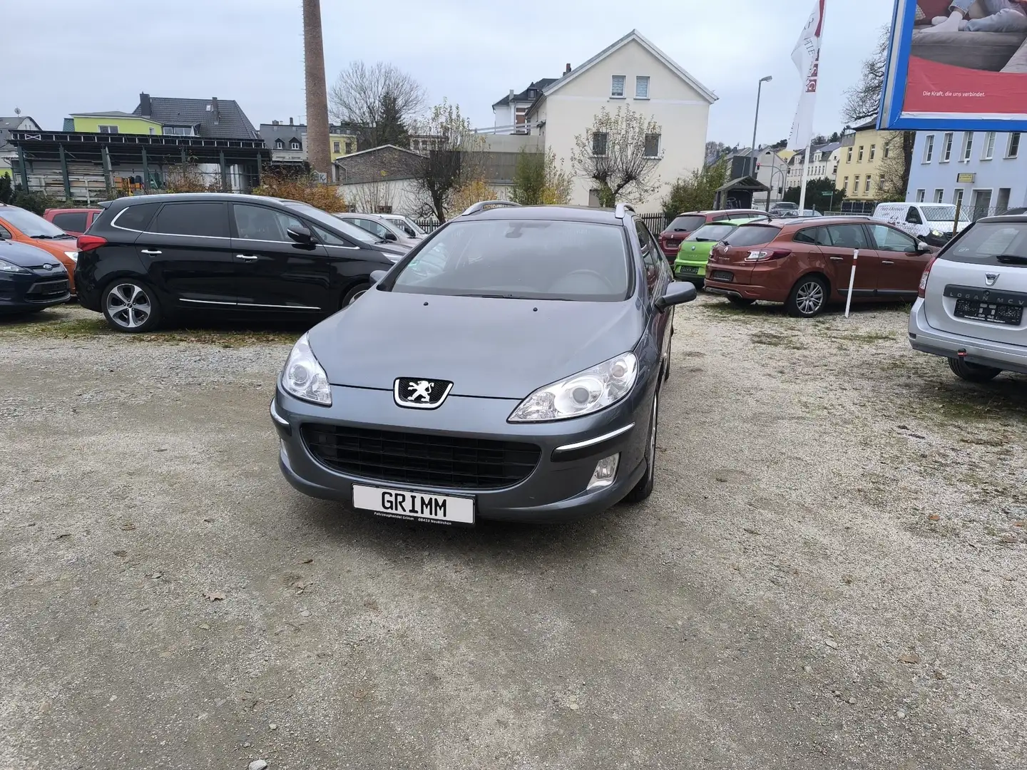 Peugeot 407 Premium,Panoramadach,55 Tkm,TÜV neu Grau - 2