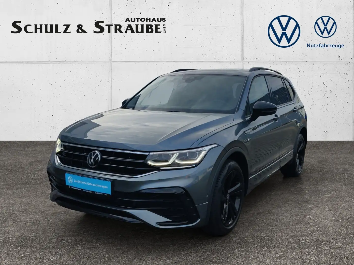 Volkswagen Tiguan Allspace 2.0 TSI R-Line 4Motion LED-Matrix ACC Panoramad Grau - 2