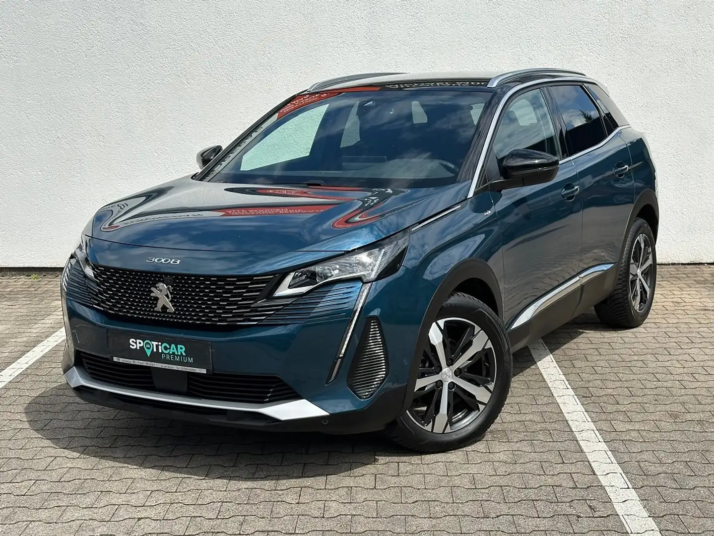 Peugeot 3008 GT PureT. 130 EAT8,Focal,elektr.Sitze,360° Bleu - 1