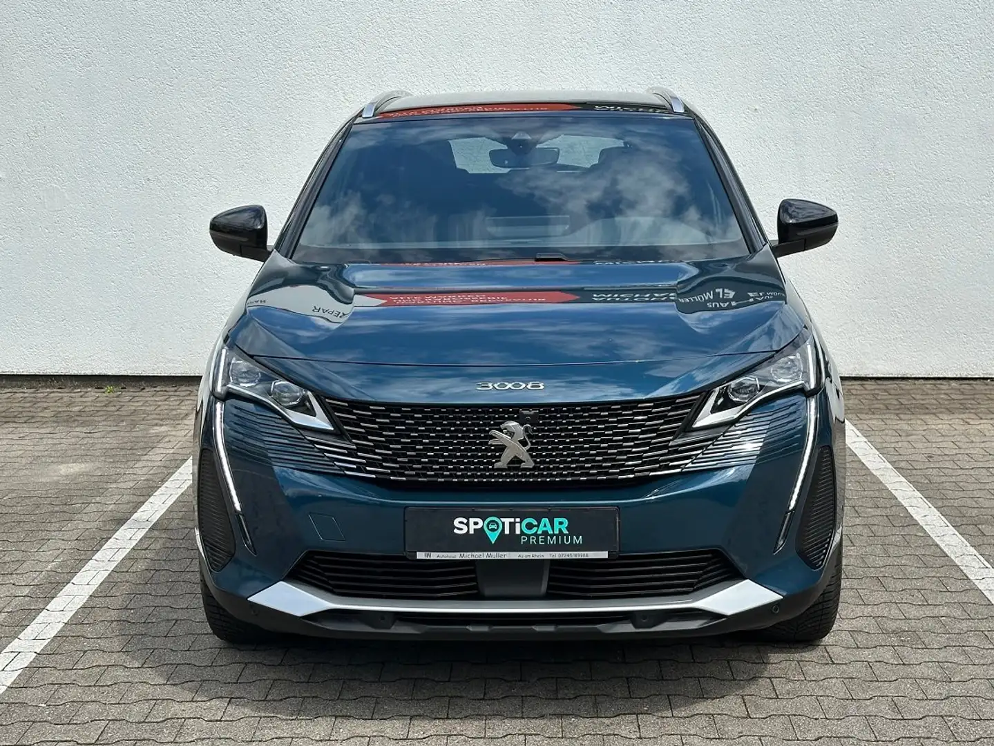 Peugeot 3008 GT PureT. 130 EAT8,Focal,elektr.Sitze,360° Bleu - 2