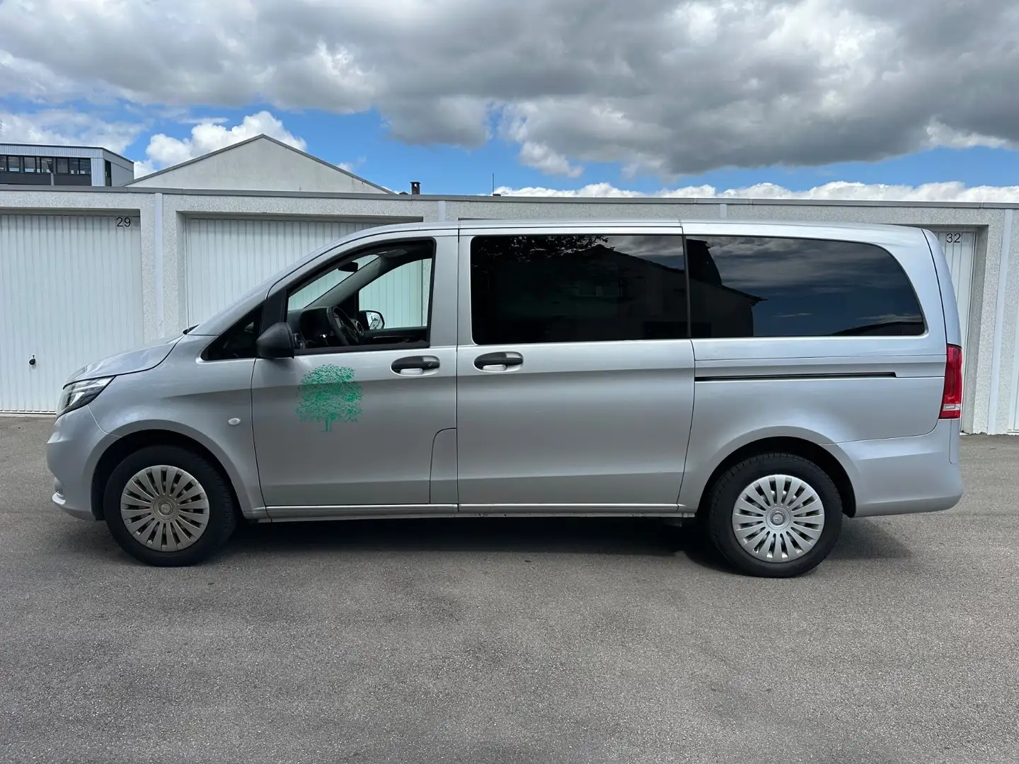 Mercedes-Benz Vito Tourer 119 CDI/BT Pro 4MATIC Lang*LED*MAP P Argent - 2
