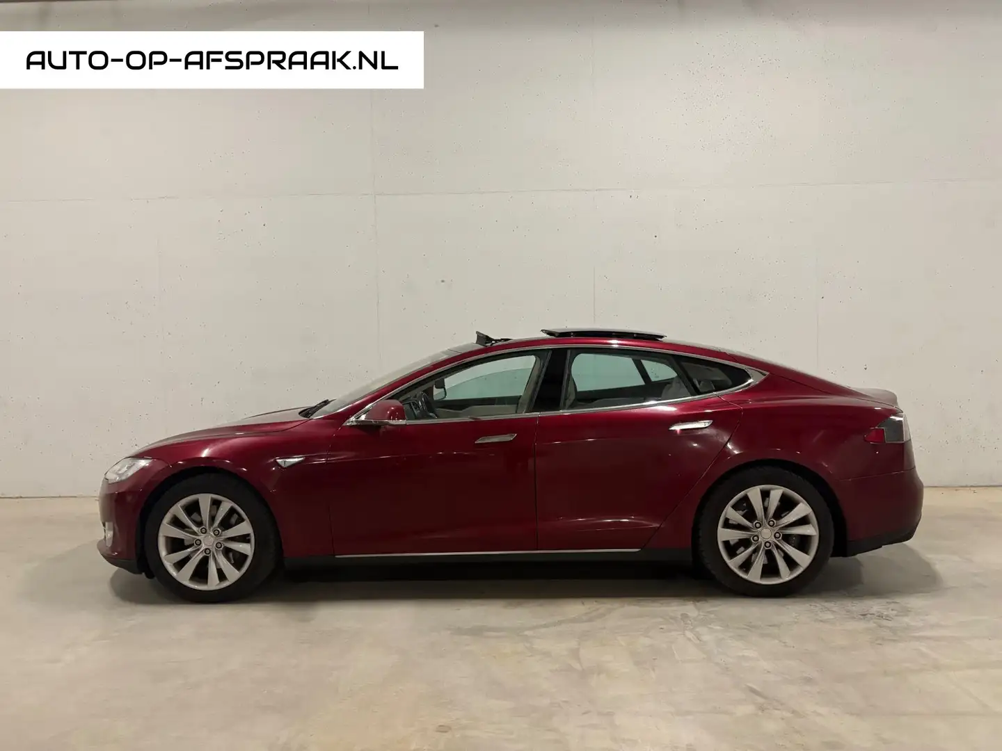 Tesla Model S 85 Performance FREE Super Charge Gratis Laden Червоний - 1