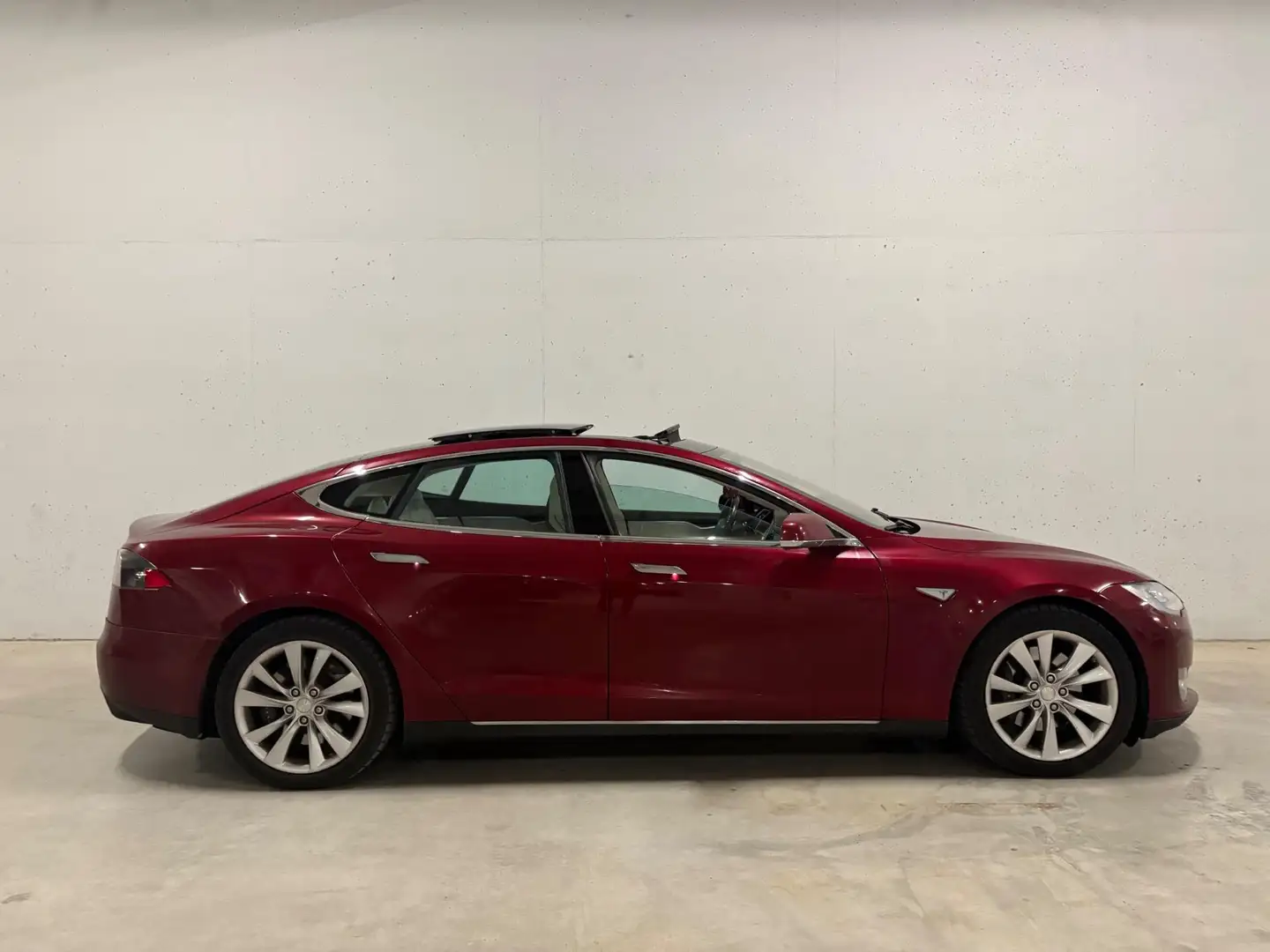 Tesla Model S 85 Performance FREE Super Charge Gratis Laden Червоний - 2