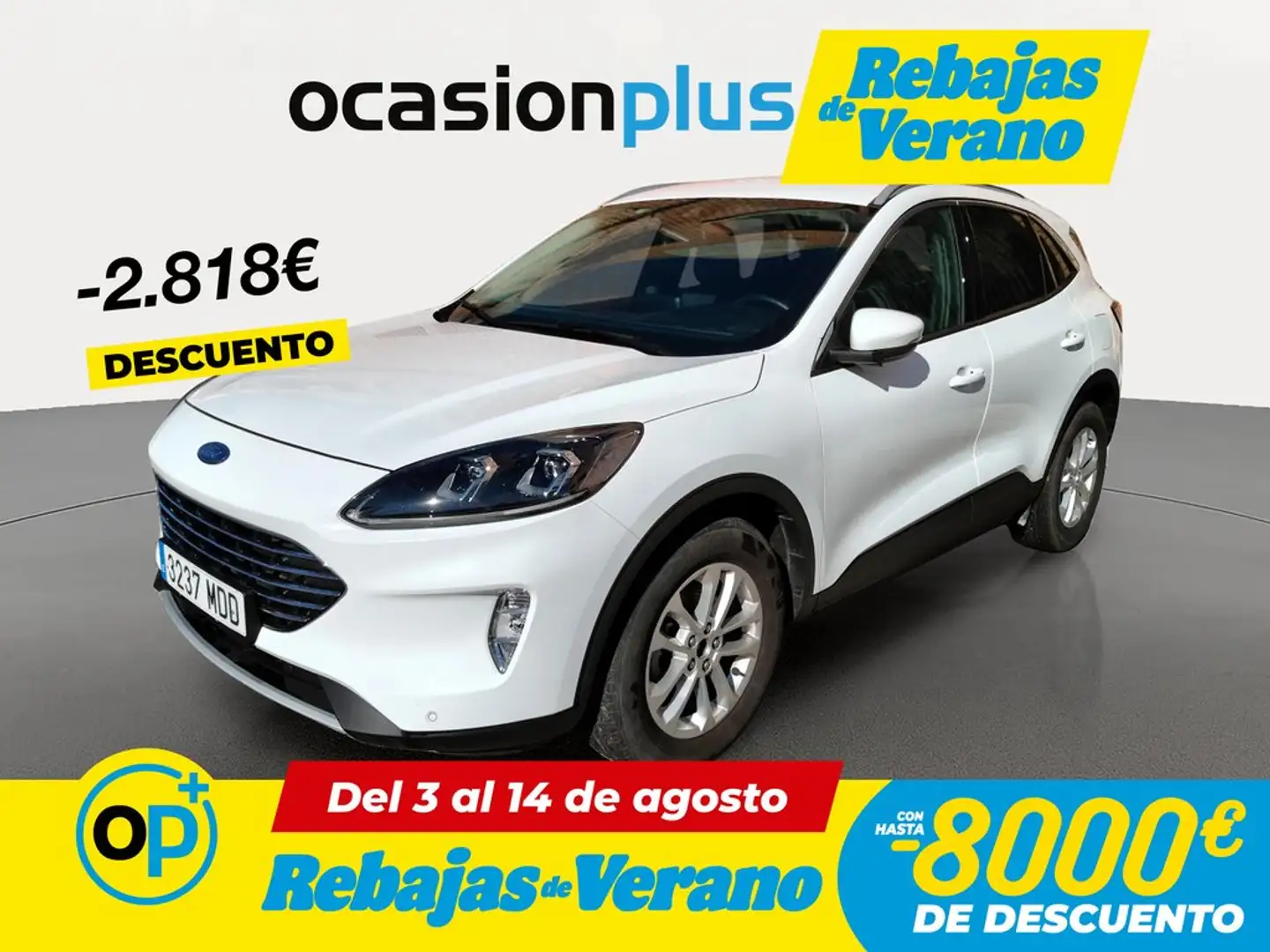 Ford Kuga 1.5 EcoBlue Titanium FWD 120 Blanco - 1