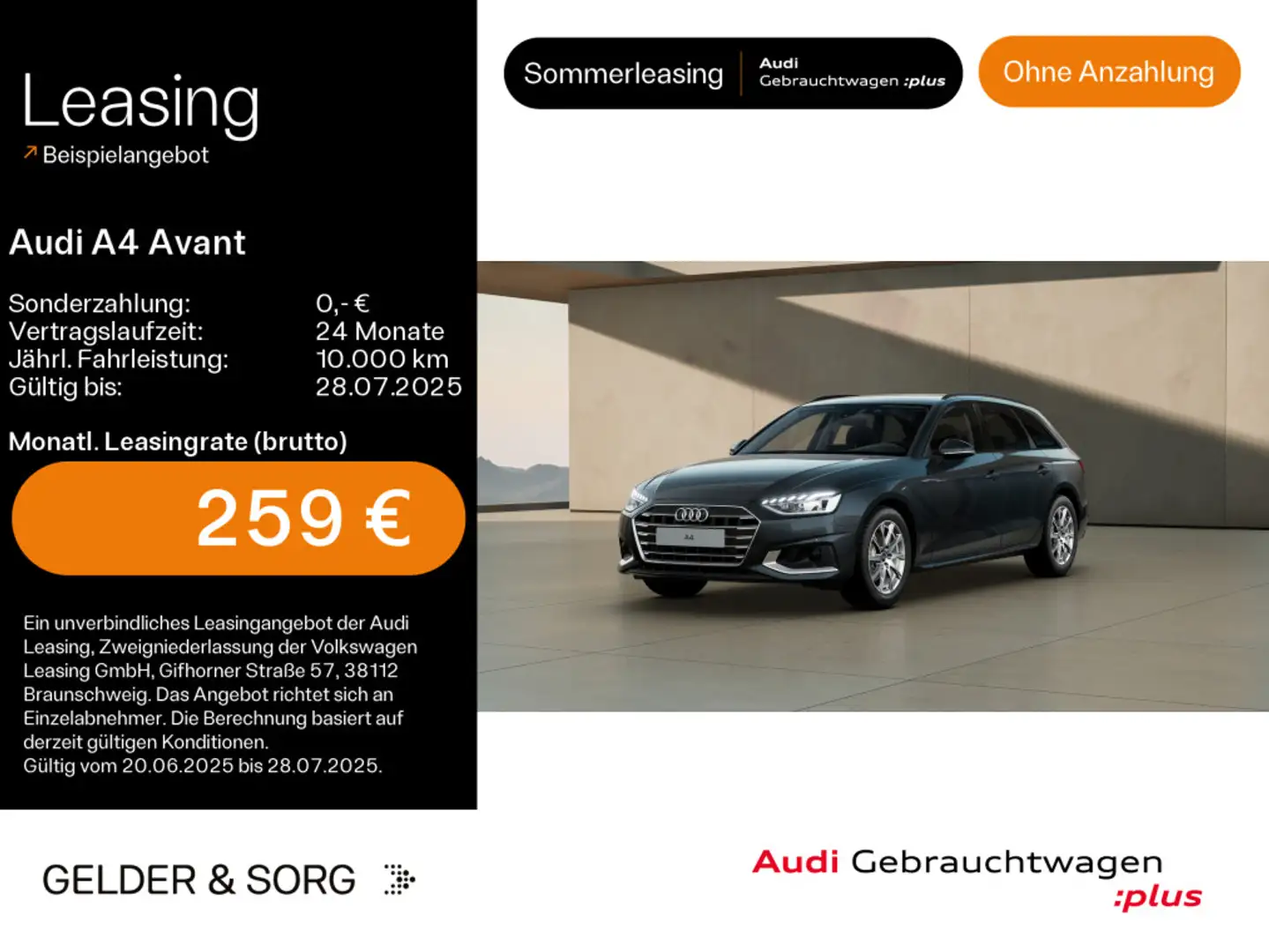 Audi A4 35 TDI *Tour*LED*Business*sound Gris - 1