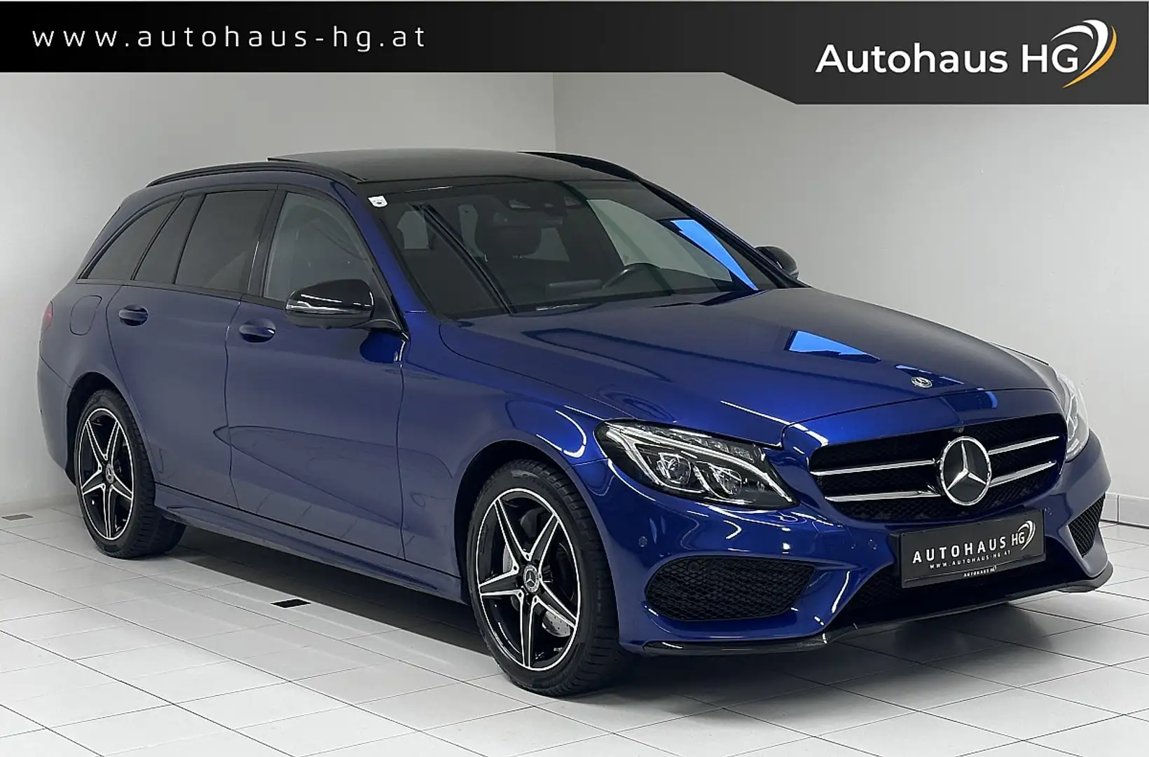 Mercedes-Benz C 250 T AMG Line Aut.*AHK*PANO*DISTRONIC*360°K*AMBIENTE* Blau - 1