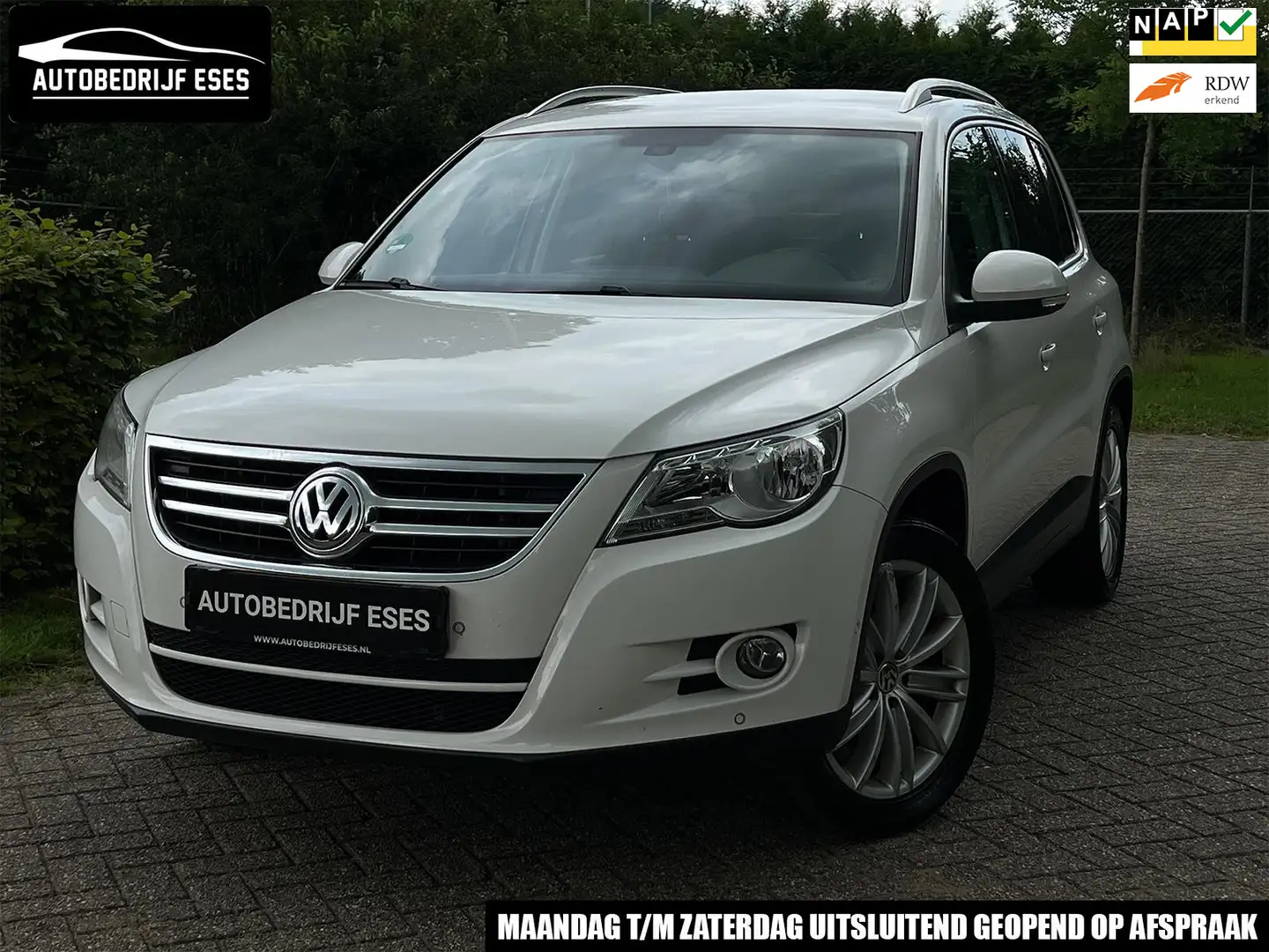 Volkswagen Tiguan 1.4 TSI Sport&Style |MF-STUUR|CRUISE|NAVI Wit - 1