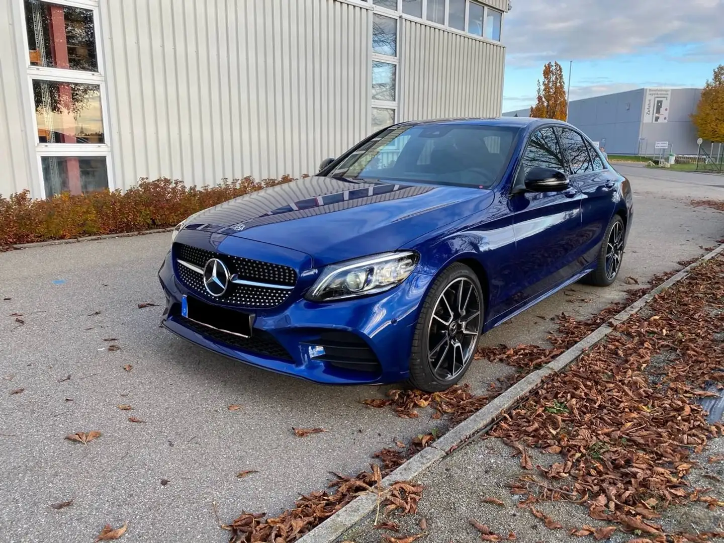 Mercedes-Benz C 300 AMG I Burmester I Tot Winkel I Line Assist I Leder Blauw - 1