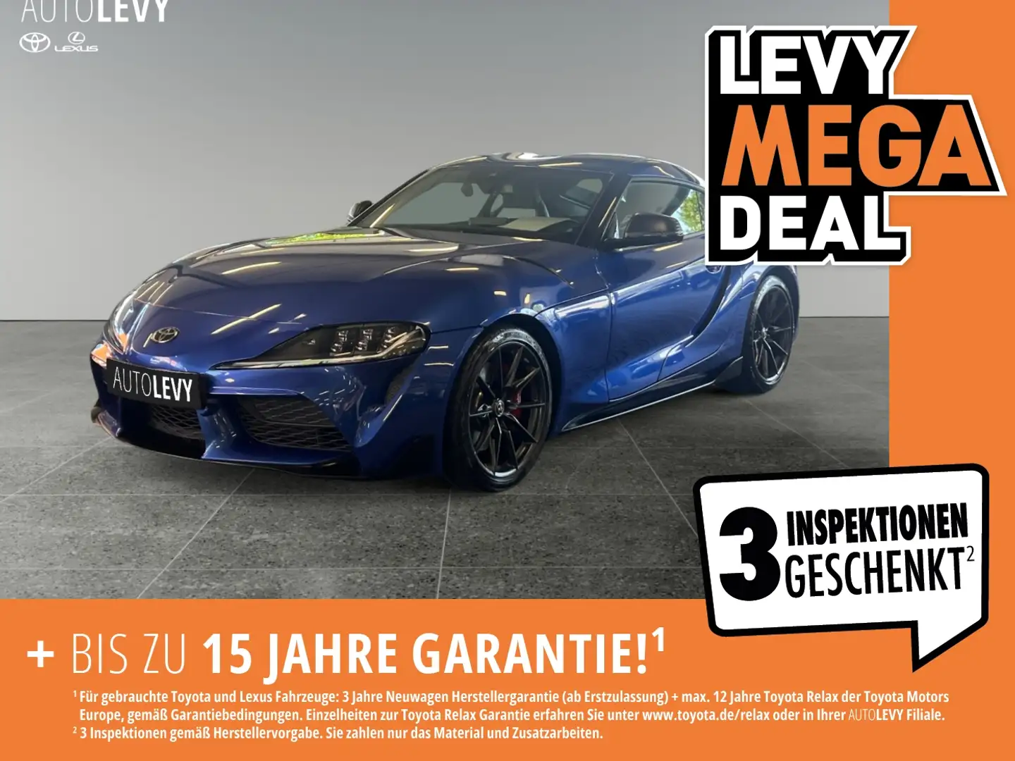 Toyota Supra GR 3.0 Legend *JBL*HUD*CARPLAY* Blau - 1