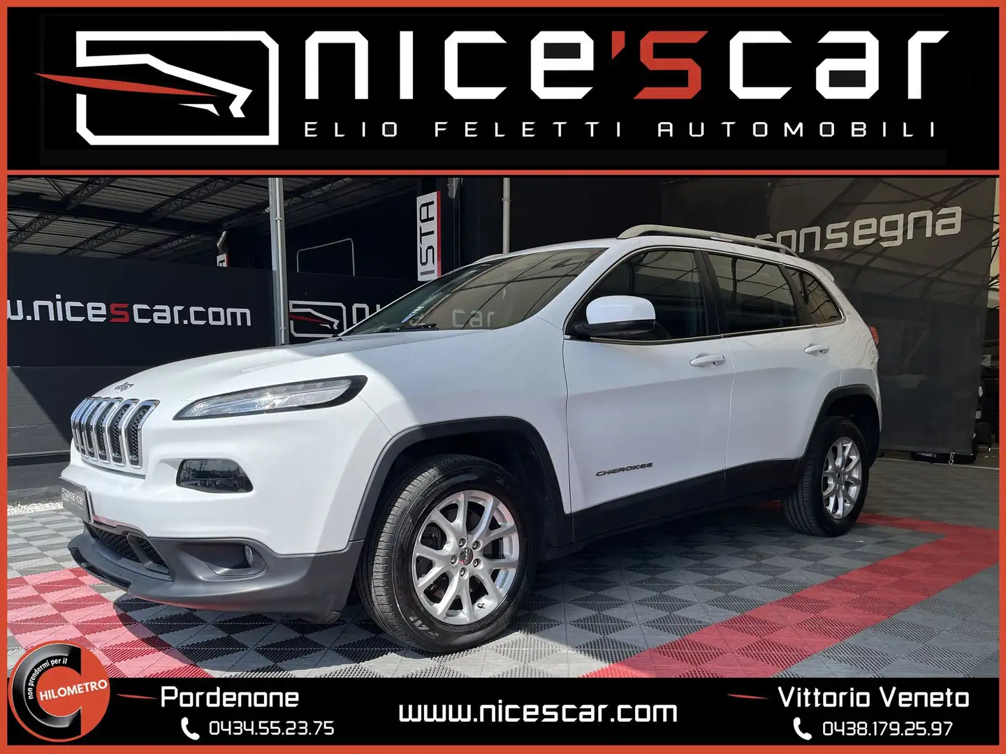 Jeep Cherokee Cherokee 2.0 Mjt II 170CV 4WD Active Drive I Limi Bianco - 1
