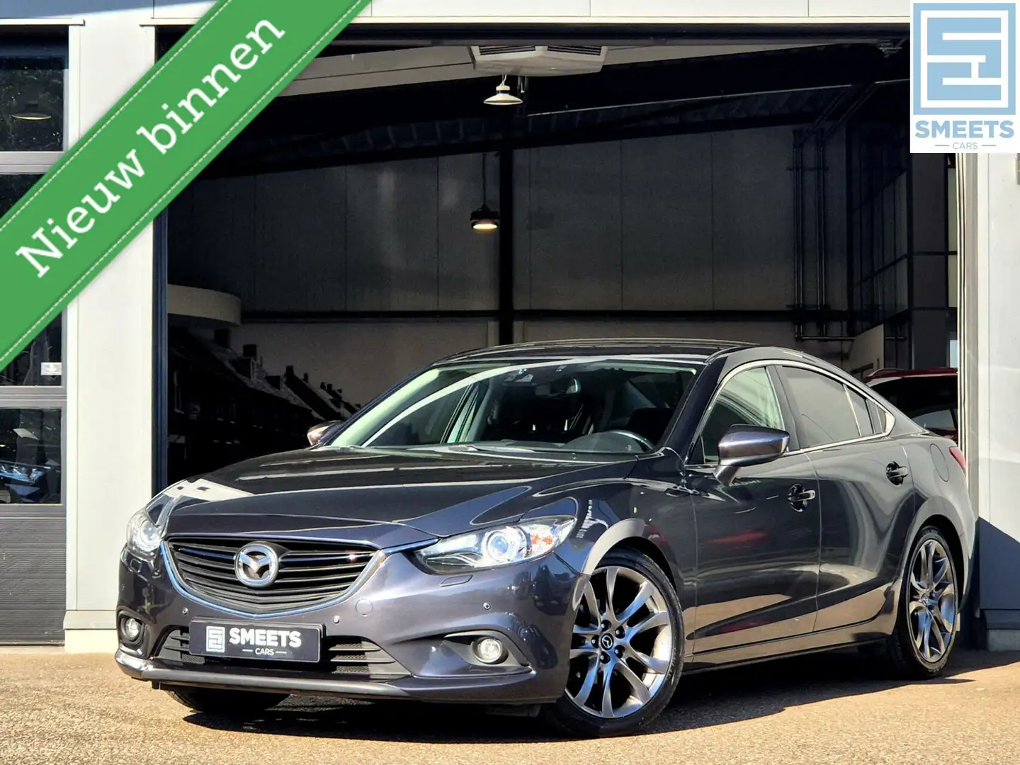 Mazda 6 Sedan 2.0 HP GT-M 165PK |Navi|Clima|Cruise|19"|Cam Grijs - 1