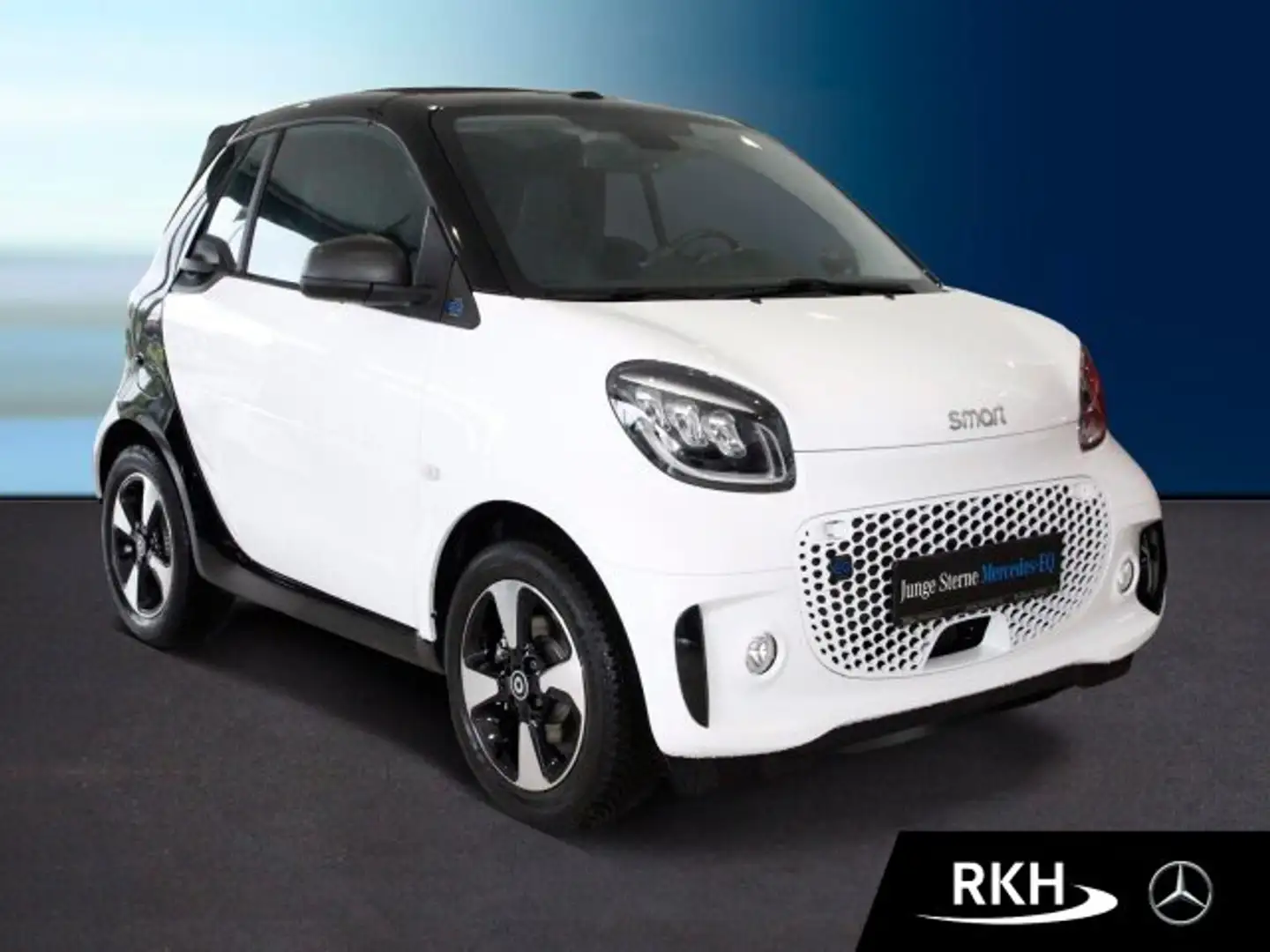 smart forTwo smart EQ fortwo cabrio 22kW-Bordl./Exklusiv-Pa./ Weiß - 2