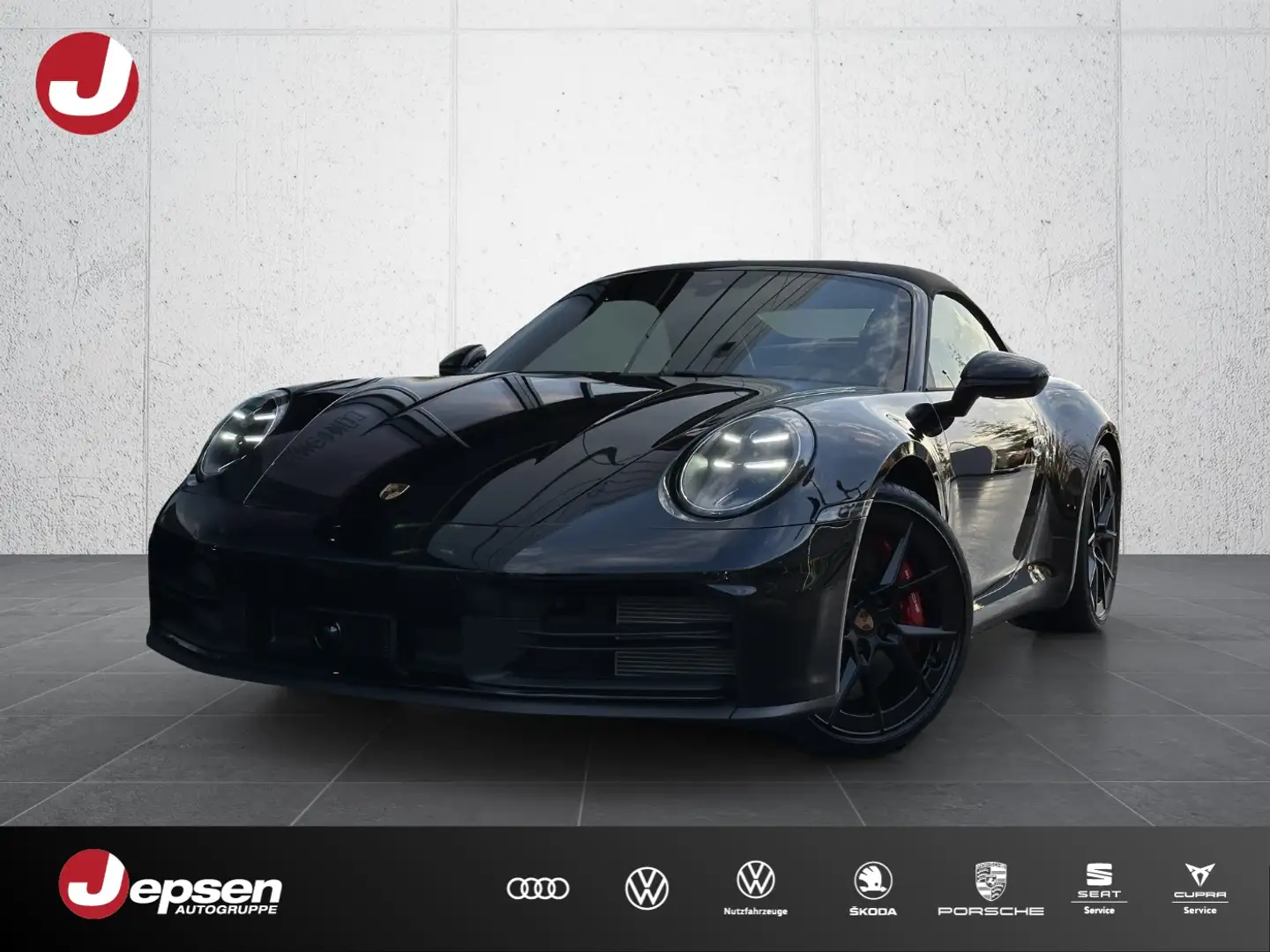 Porsche 992 911 Carrera 4S Cabriolet BOSE 360° Sitzbel. Noir - 1