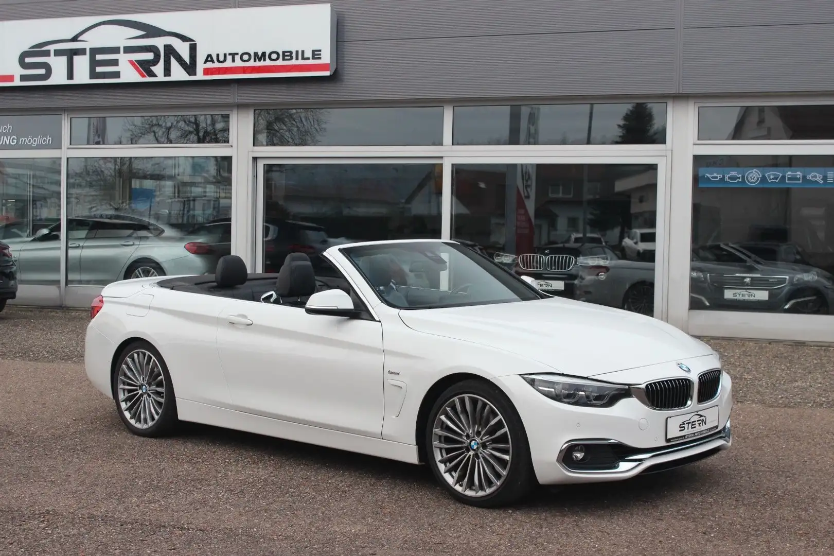 BMW 430 d Cabrio Luxury Line l LED l NAVI l HEAD-UP l Weiß - 1
