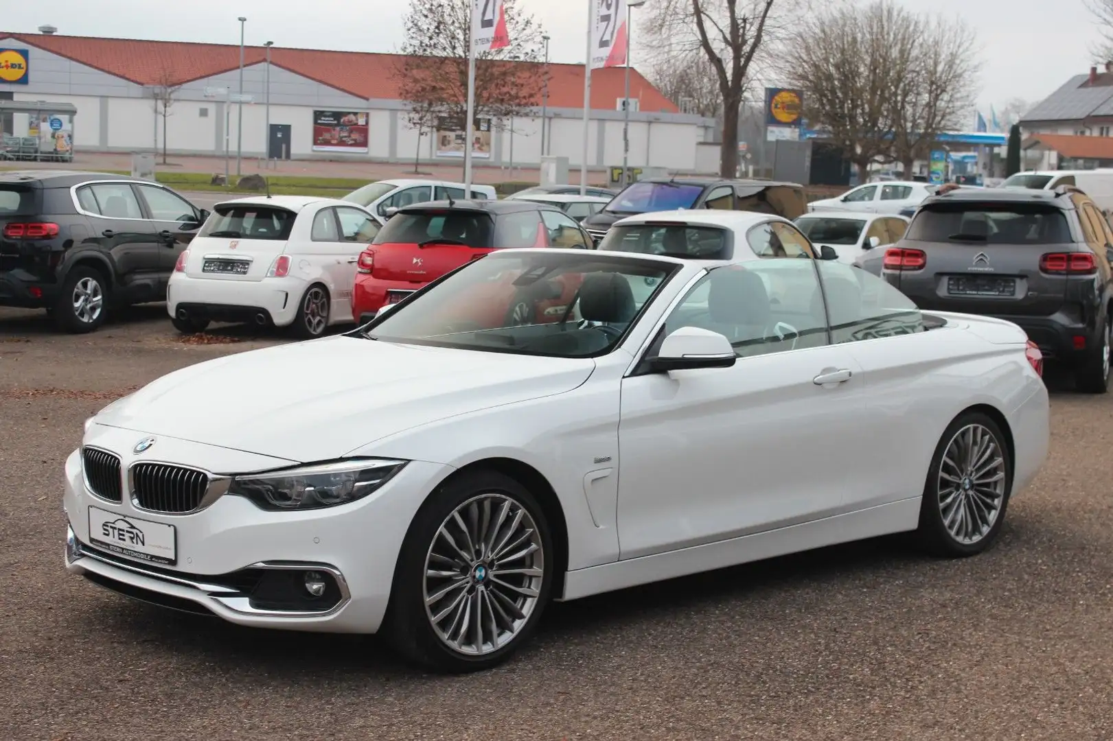 BMW 430 d Cabrio Luxury Line l LED l NAVI l HEAD-UP l Weiß - 2