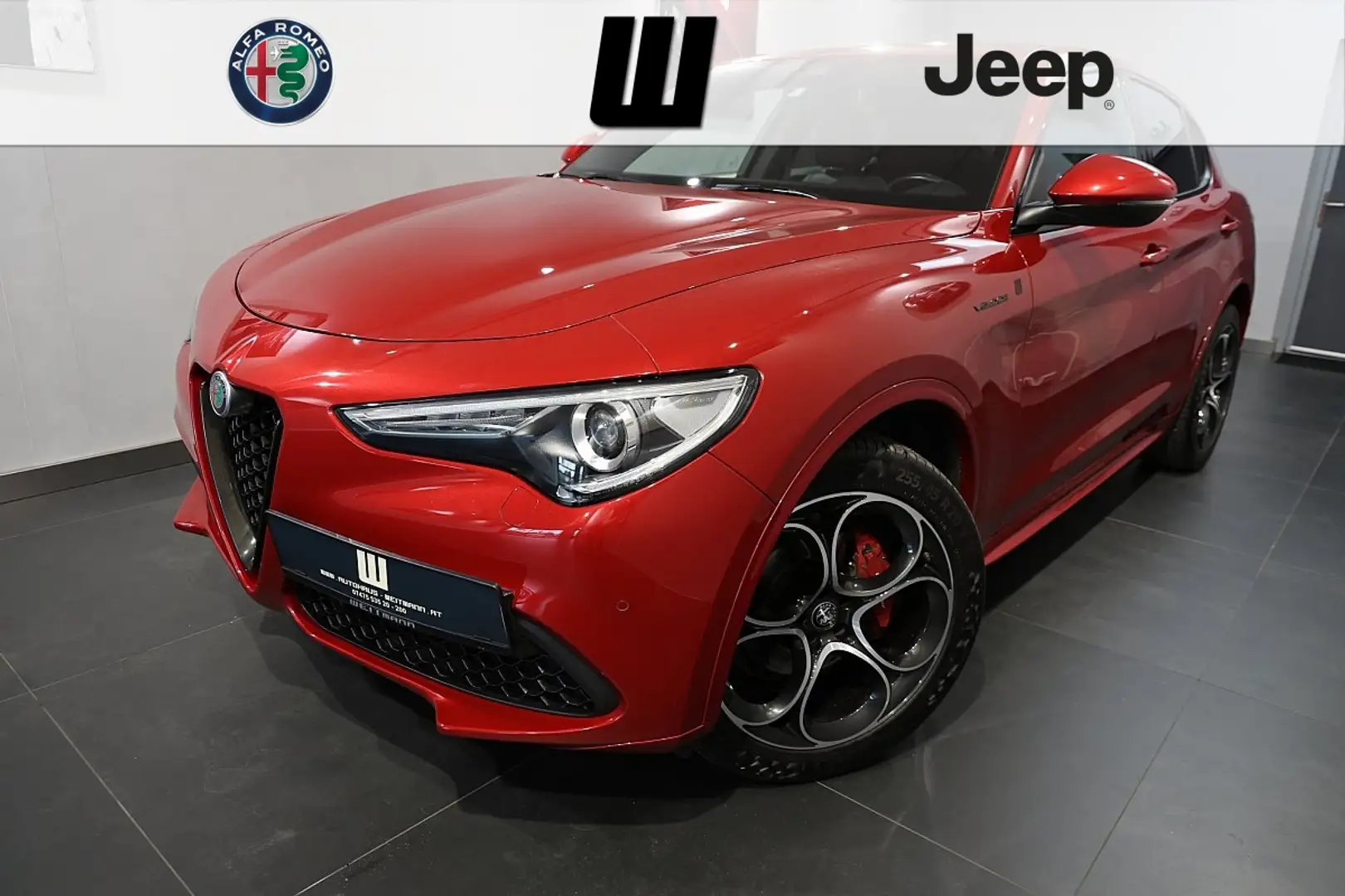 Alfa Romeo Stelvio Veloce 2,0 16V 280 AT8 Q4 Rouge - 1