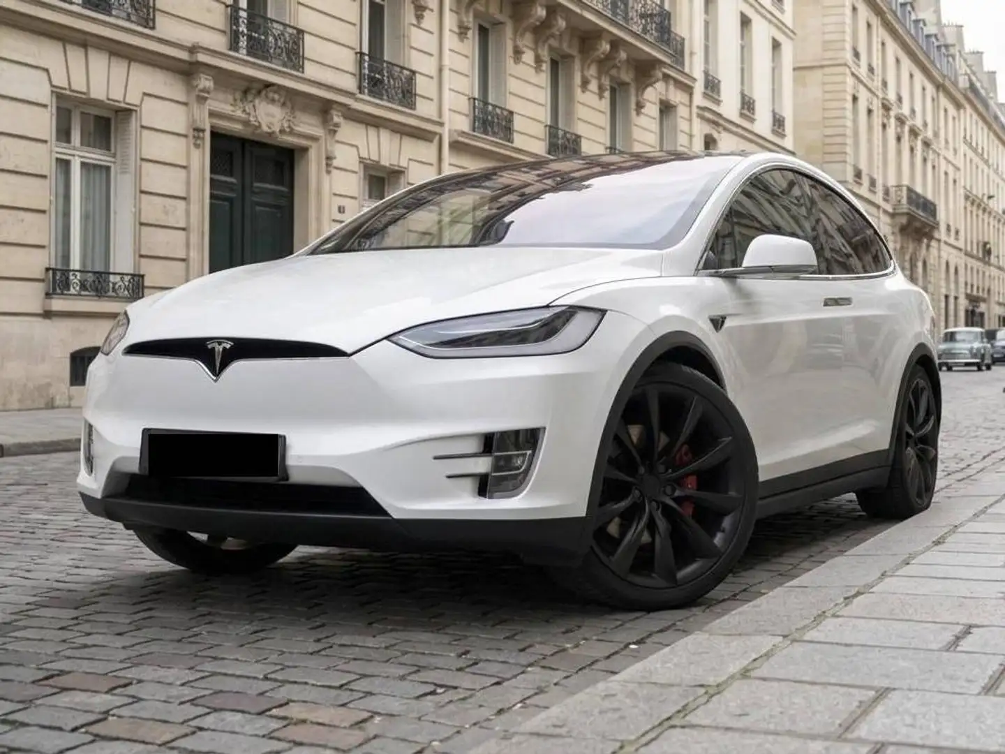 Tesla Model X Ludicrous - Raven - MwSt ausweisbar - neuer Akku 110tkm + Tesla Garantie 12/2027 - 6 Sitzer Weiß - 2