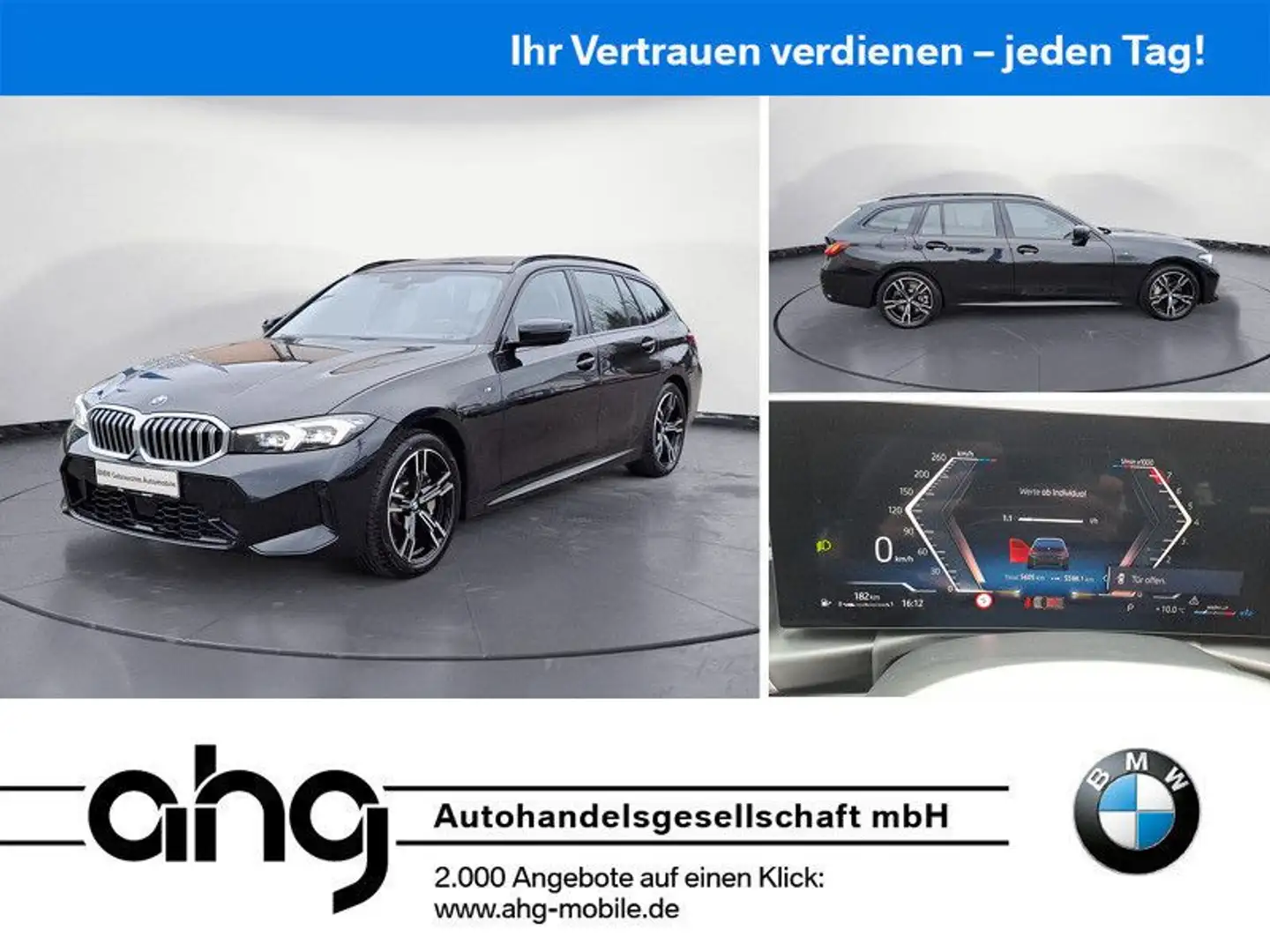 BMW 330 i xDrive Touring Automatic M Sportpaket HIFI Schwarz - 1