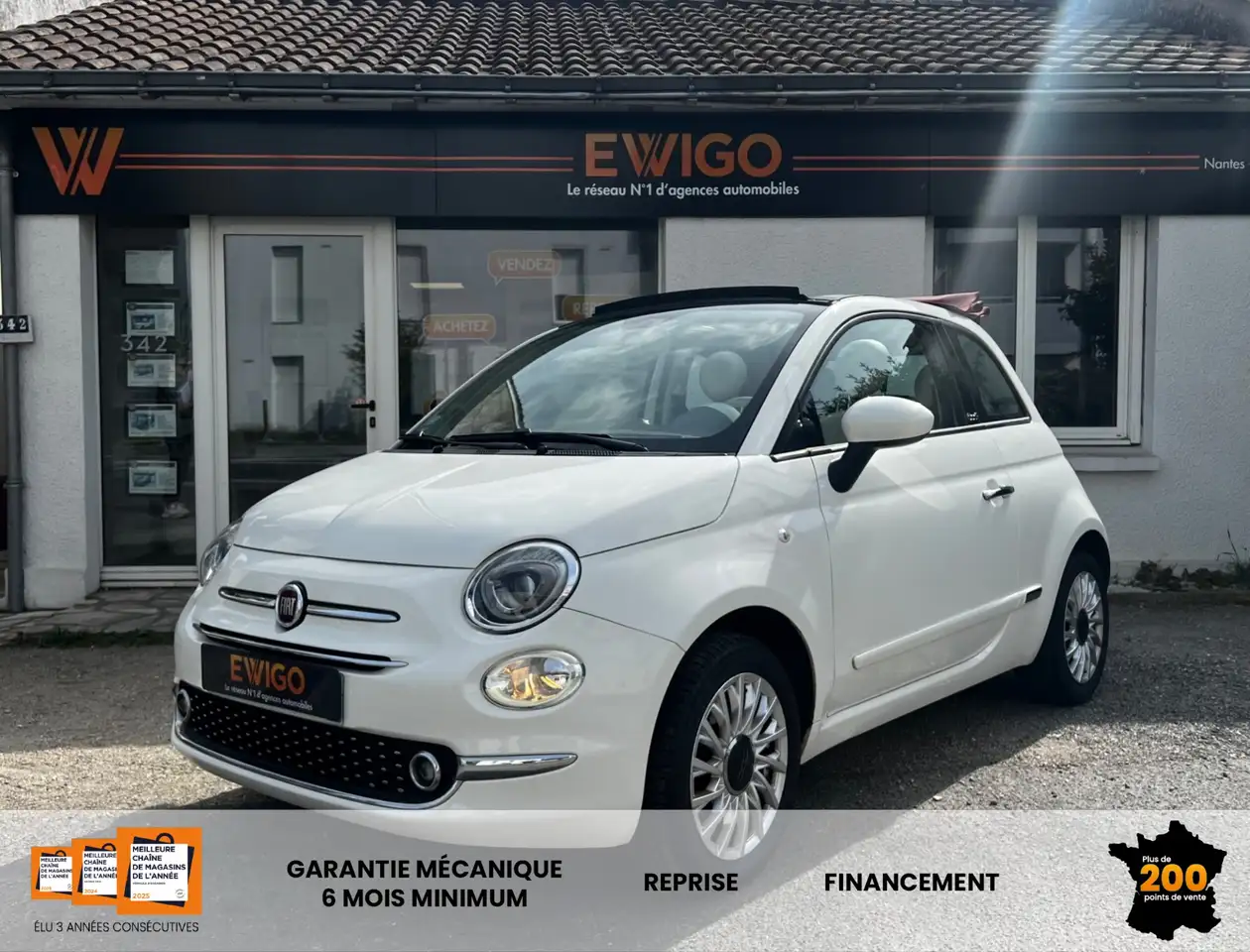 Fiat 500C CABRIOLET 1.2 70 LOUNGE